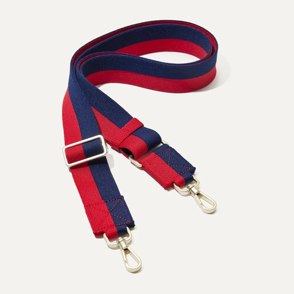 Rothy's The Crossbody Strap tracolla Navy and Red regolabile