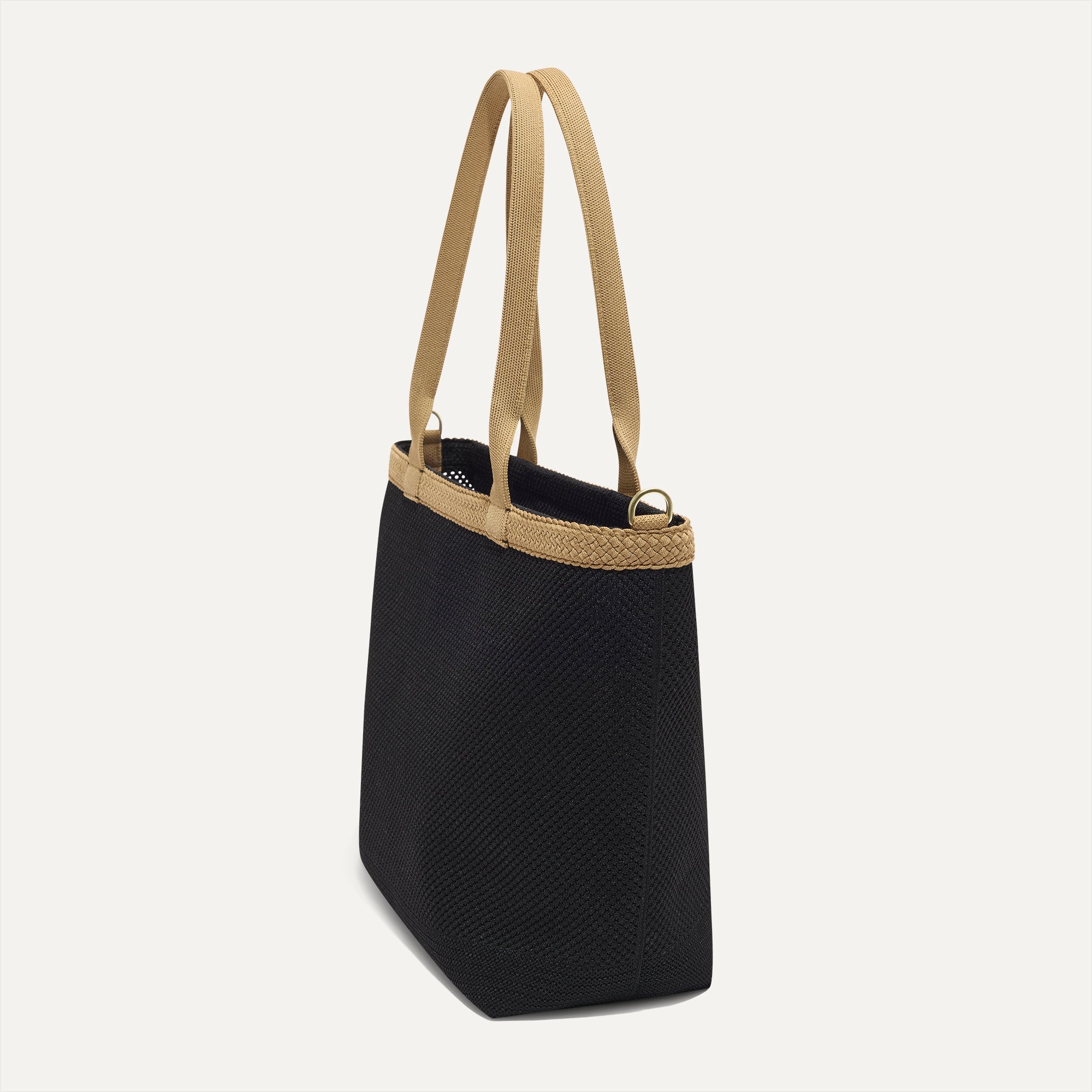 Rothy's The Lightweight Zip Tote borsa tote Black Espresso leggera