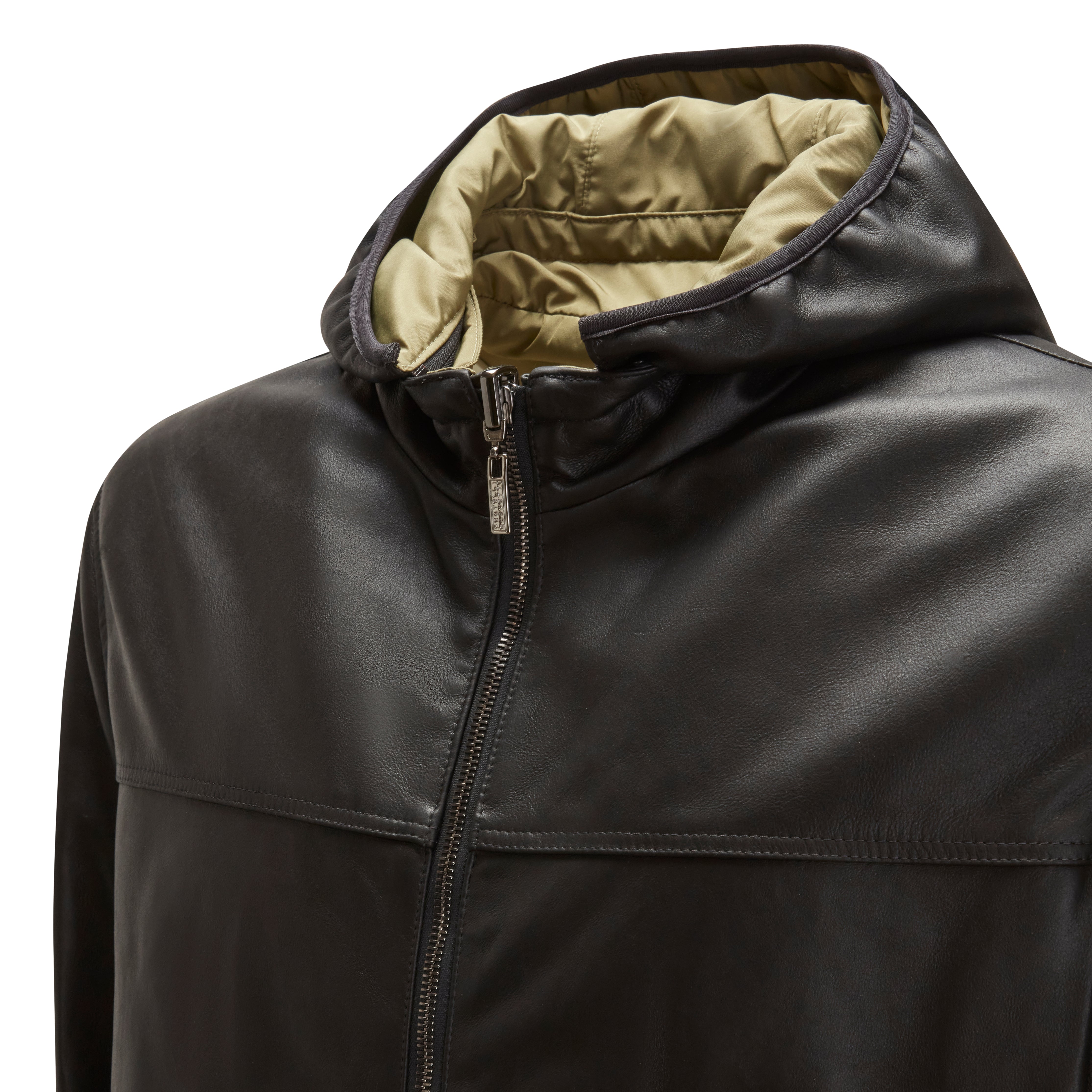 F.lli Rossetti Giubbino 99807 pelle nero reversibile uomo