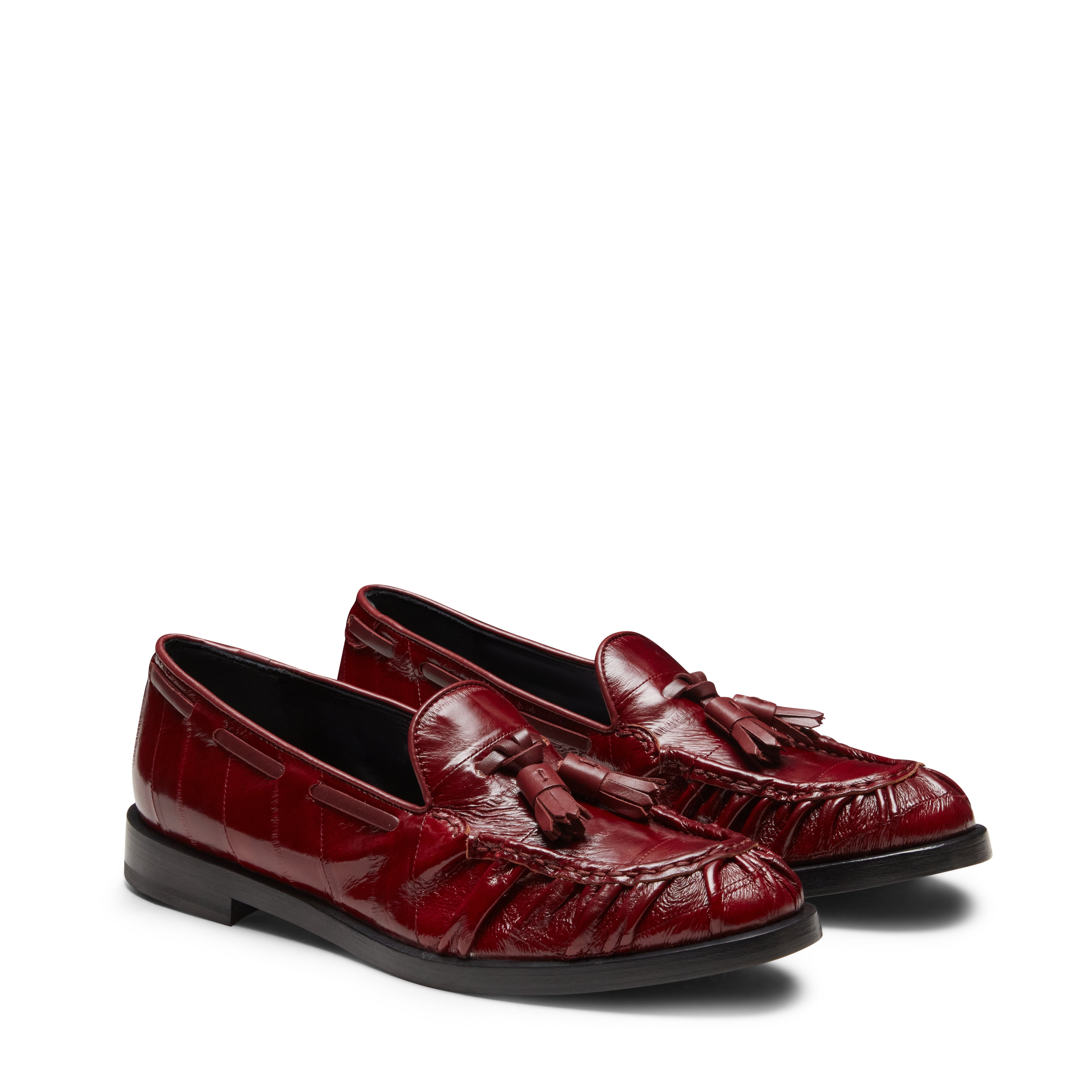 F.lli Rossetti Brera 68192 mocassino donna lampone pelle anguilla