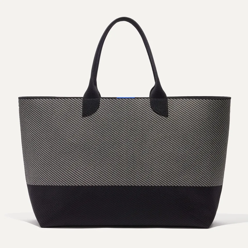 Rothy's Mega Tote shopper Grey Mist Twill leggera capiente