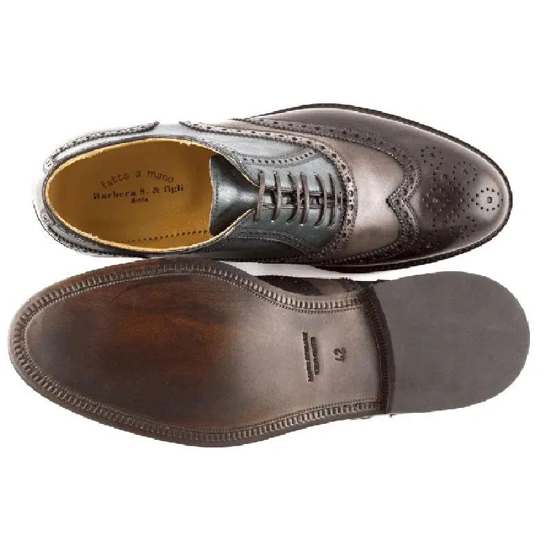 Sandro Barbera 981 oxford brogue paris multicolor tinta mano