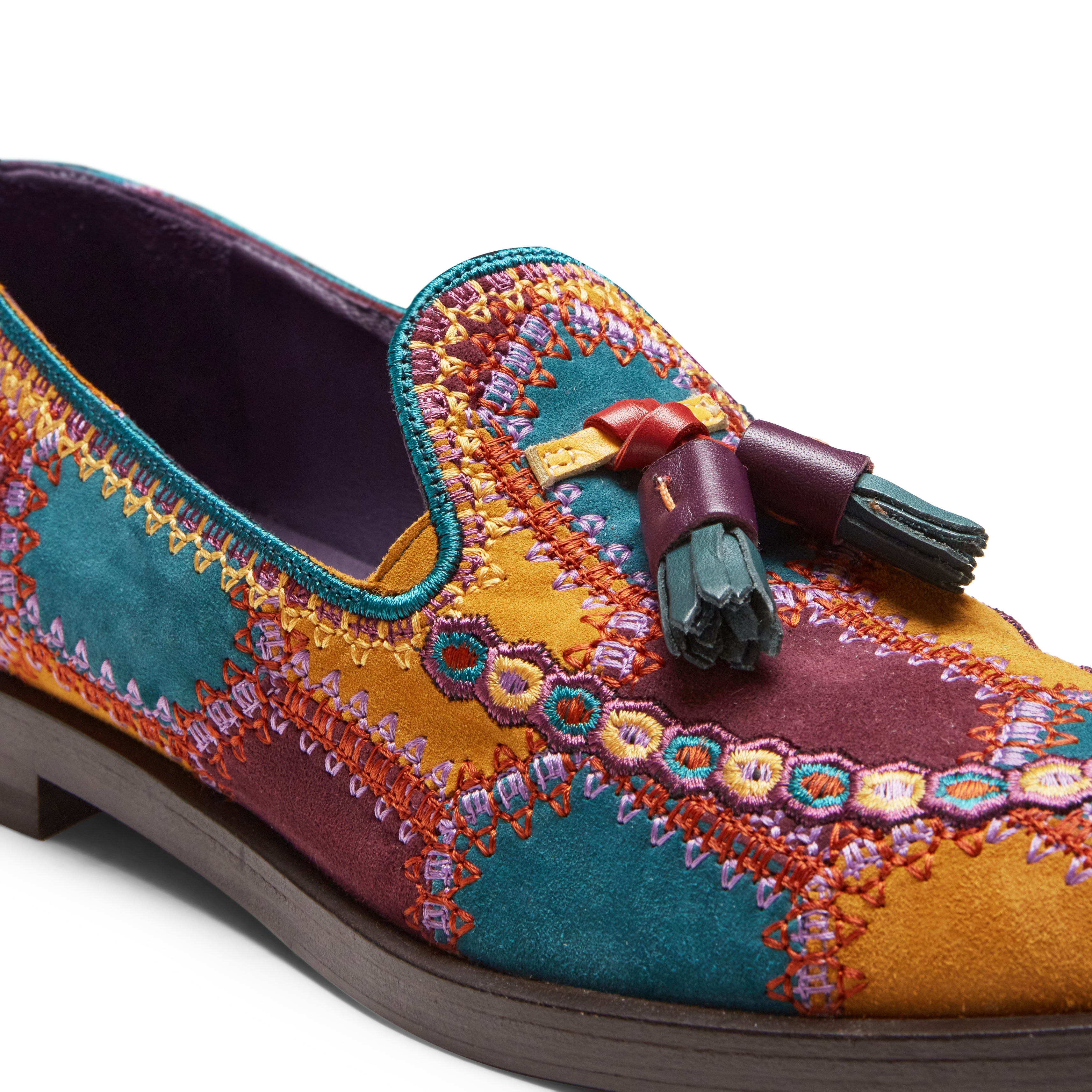 F.lli Rossetti Brera 68125 mocassino suede senape