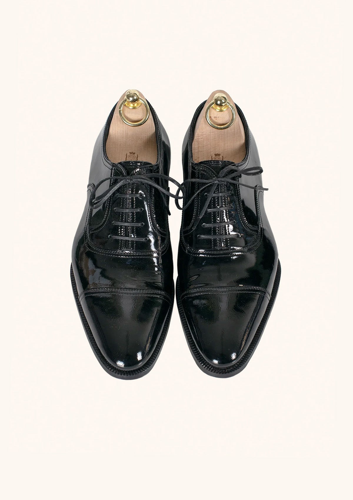 Stefano Bemer T6471 Oxford Vernice Nere Misura 42