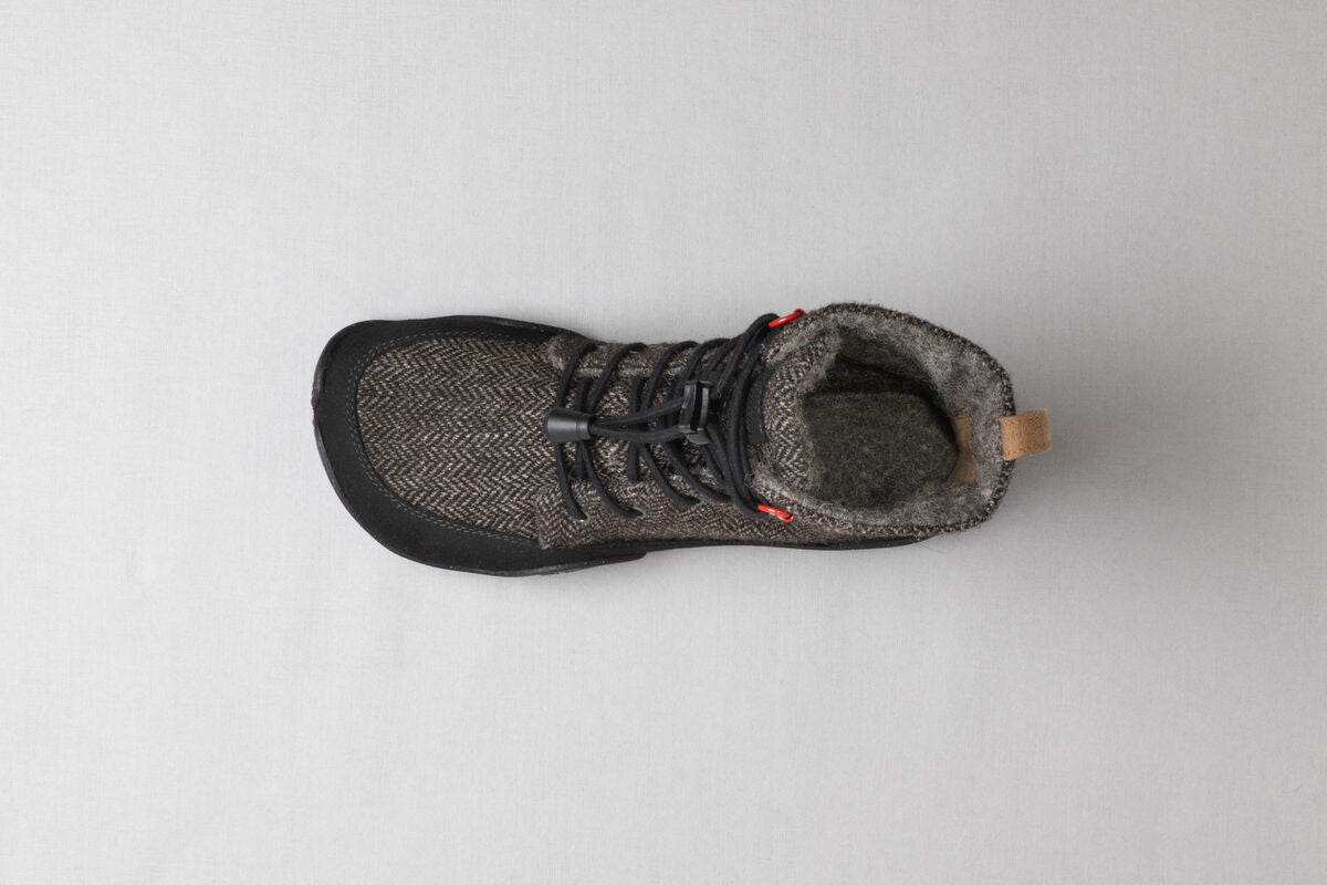 Wildling Shoes North Wolf stivaletto lana nero caldo bimbo