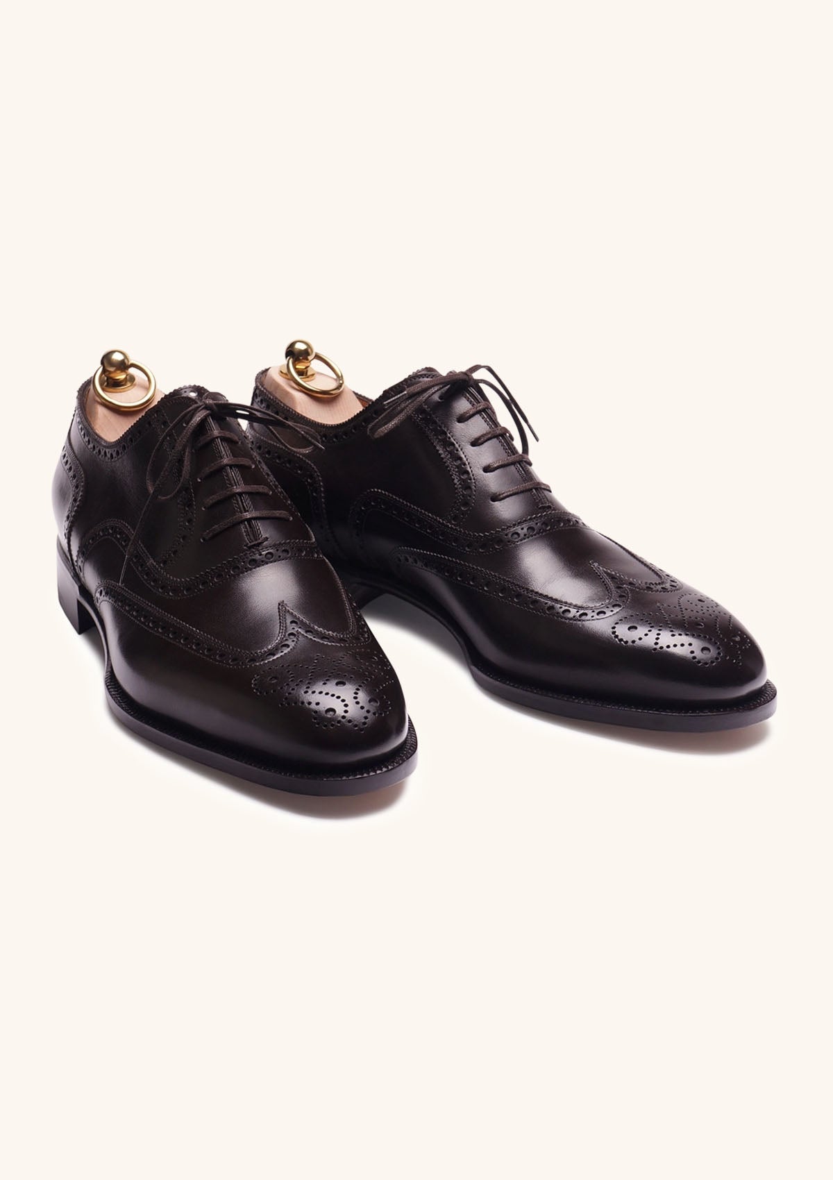 Stefano Bemer Oxfords C6240 Stringate Marroni Brogue Pelle