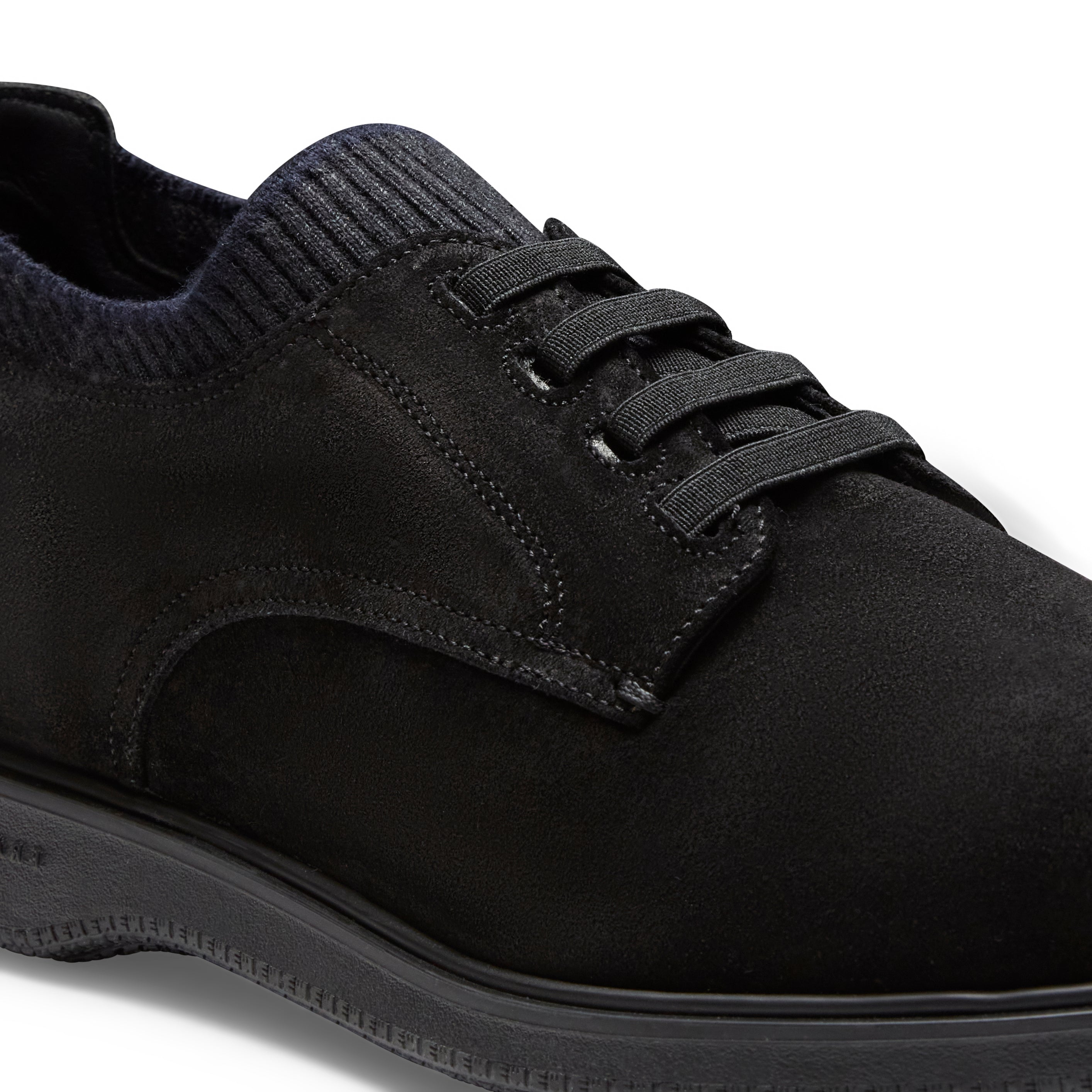 F.lli Rossetti 47333 Derby Uomo Nero Suede Idrorepellente