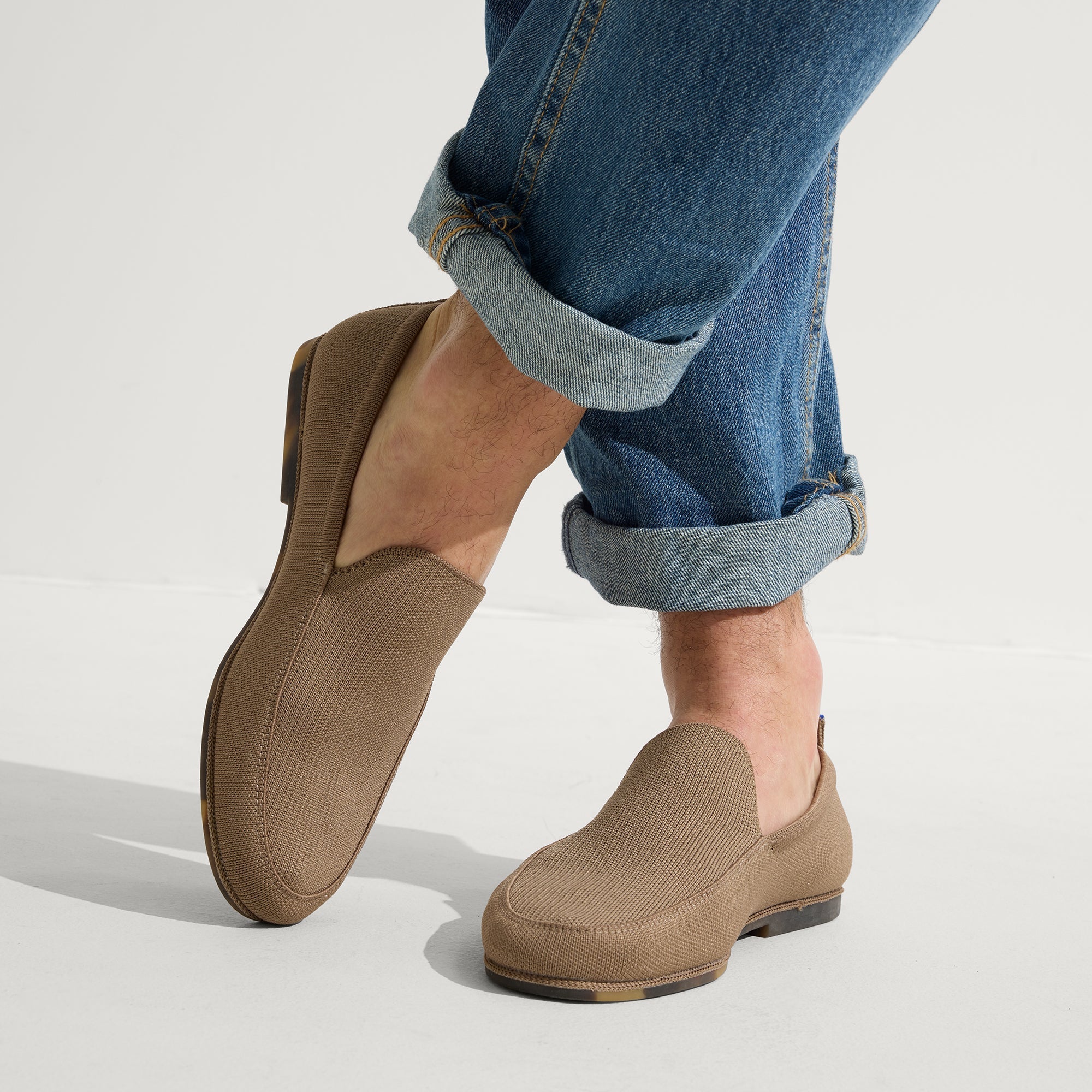 Rothy's The Ravello Loafer mocassini uomo Faded Brown marrone