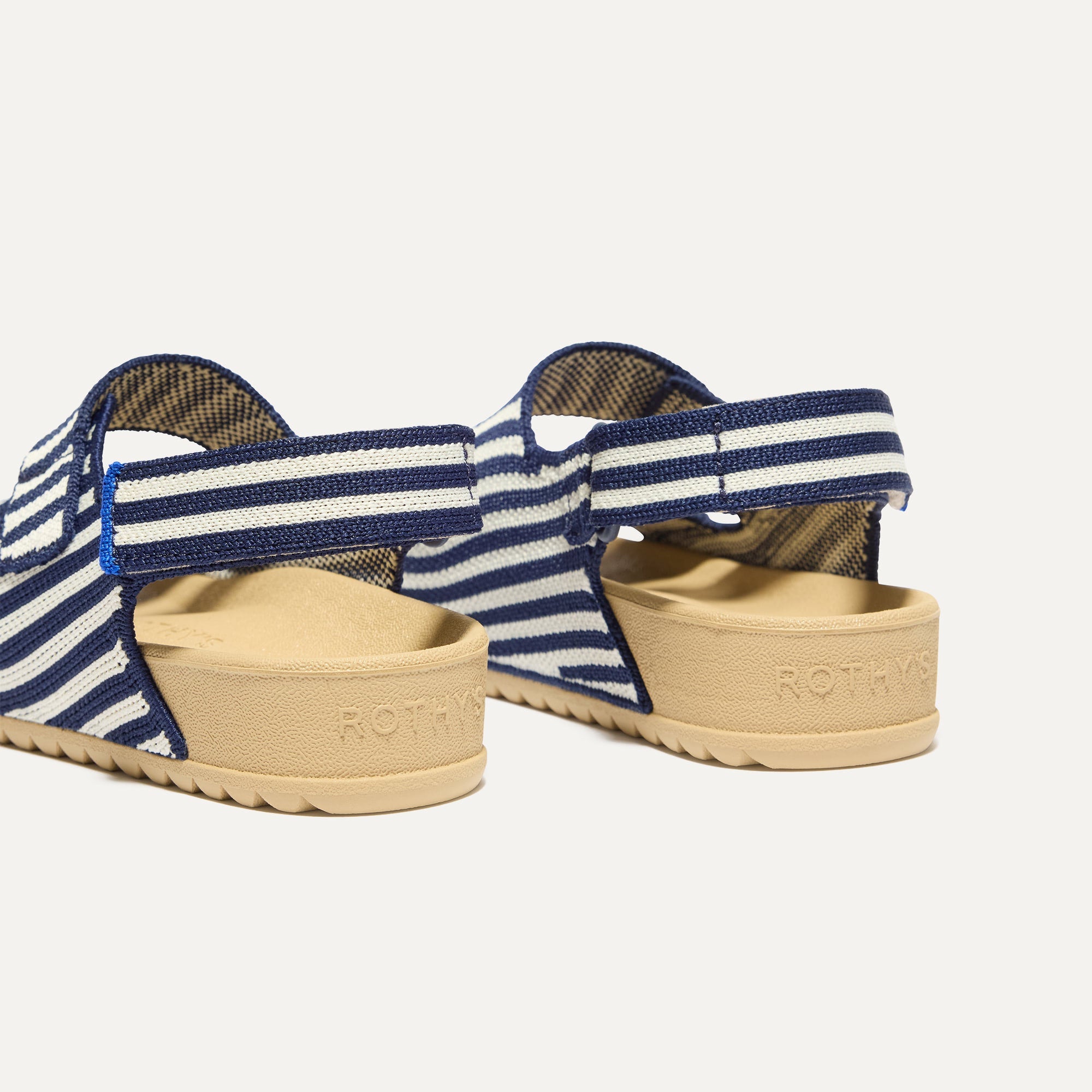 Rothy's Kids Double Strap sandali Sailor Stripes blu