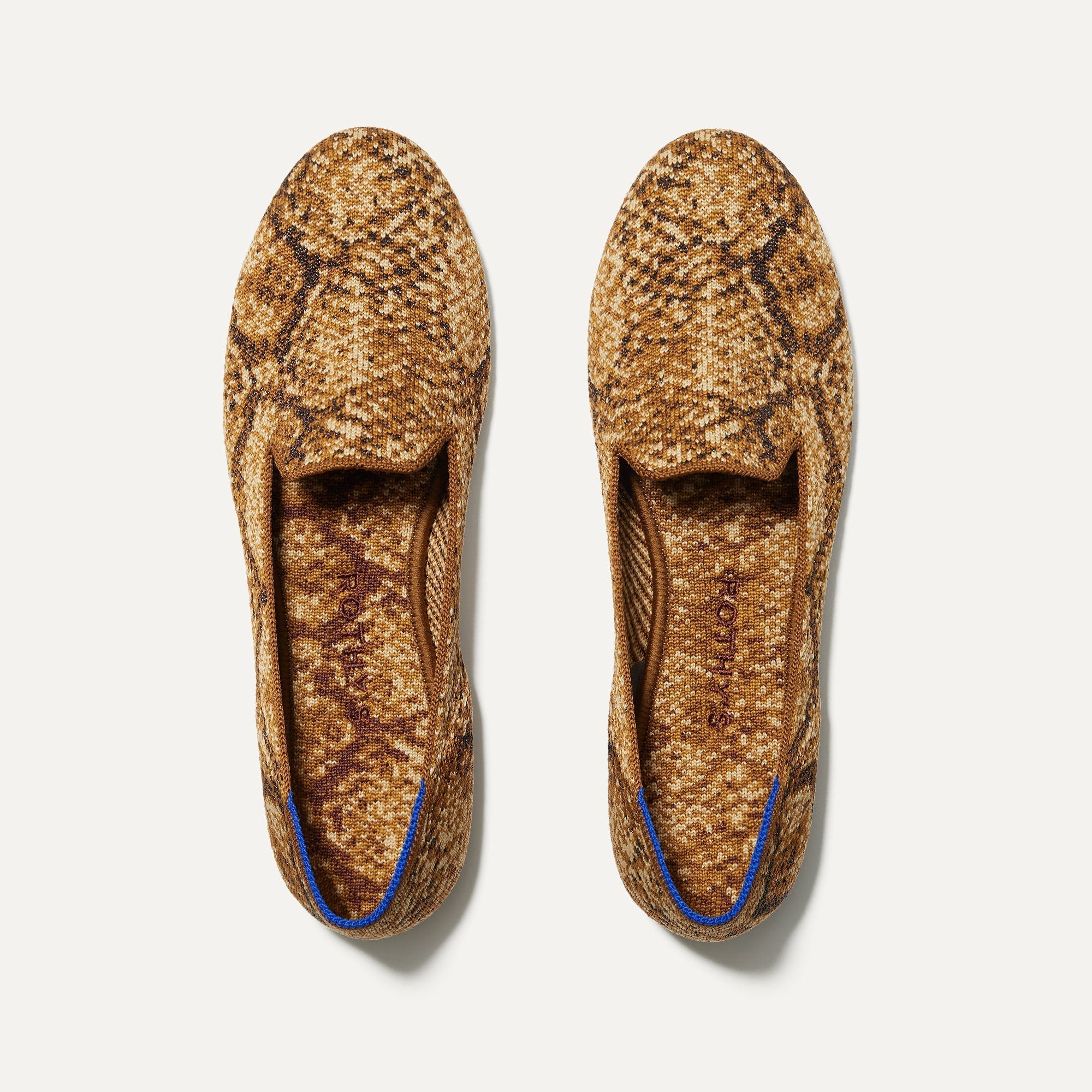 Rothy's The Loafer mocassini Metallic Lattice Stitch comodi