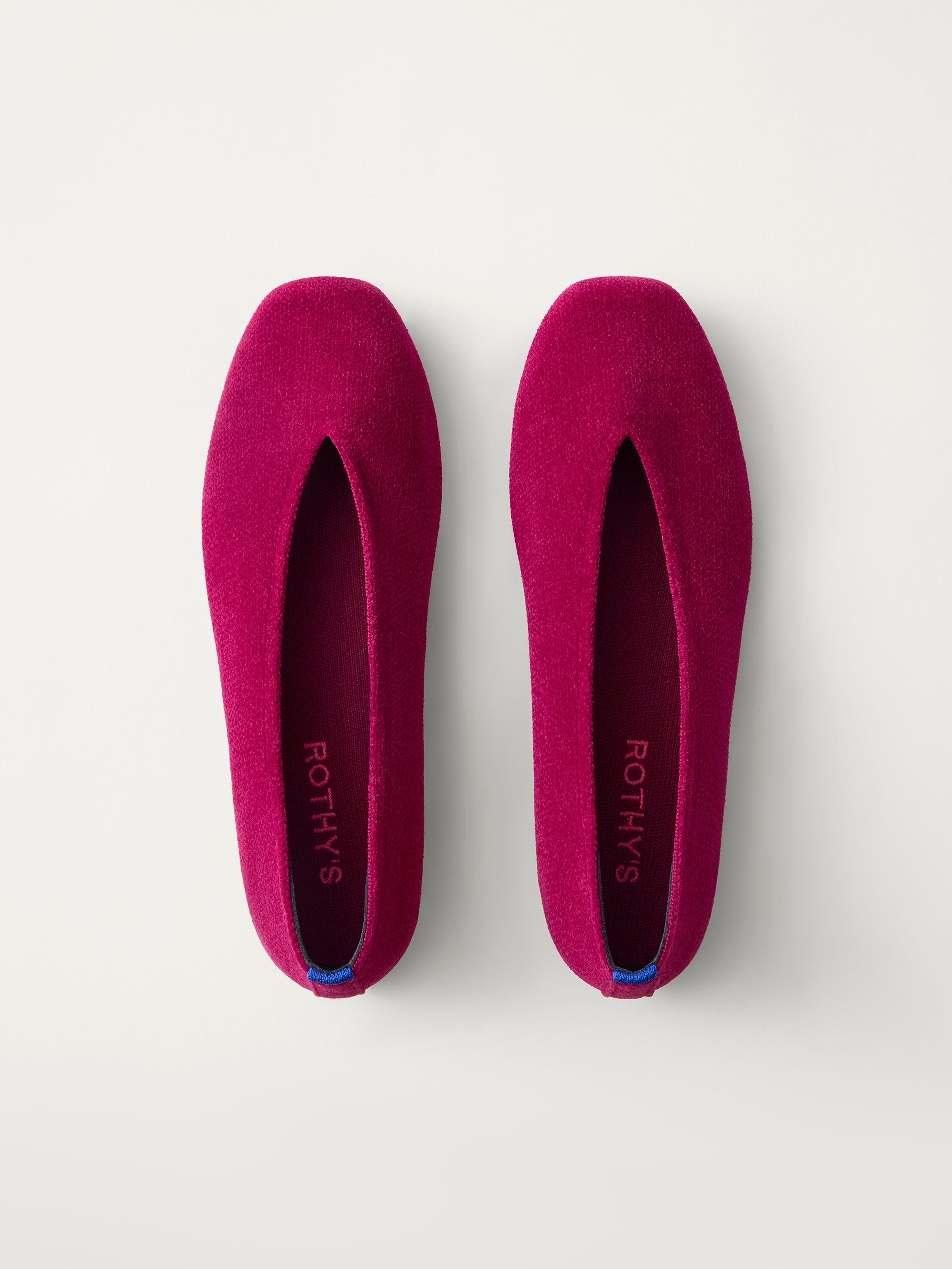 Rothy's Max Square Ballerina ballerine Mulberry punta quadra