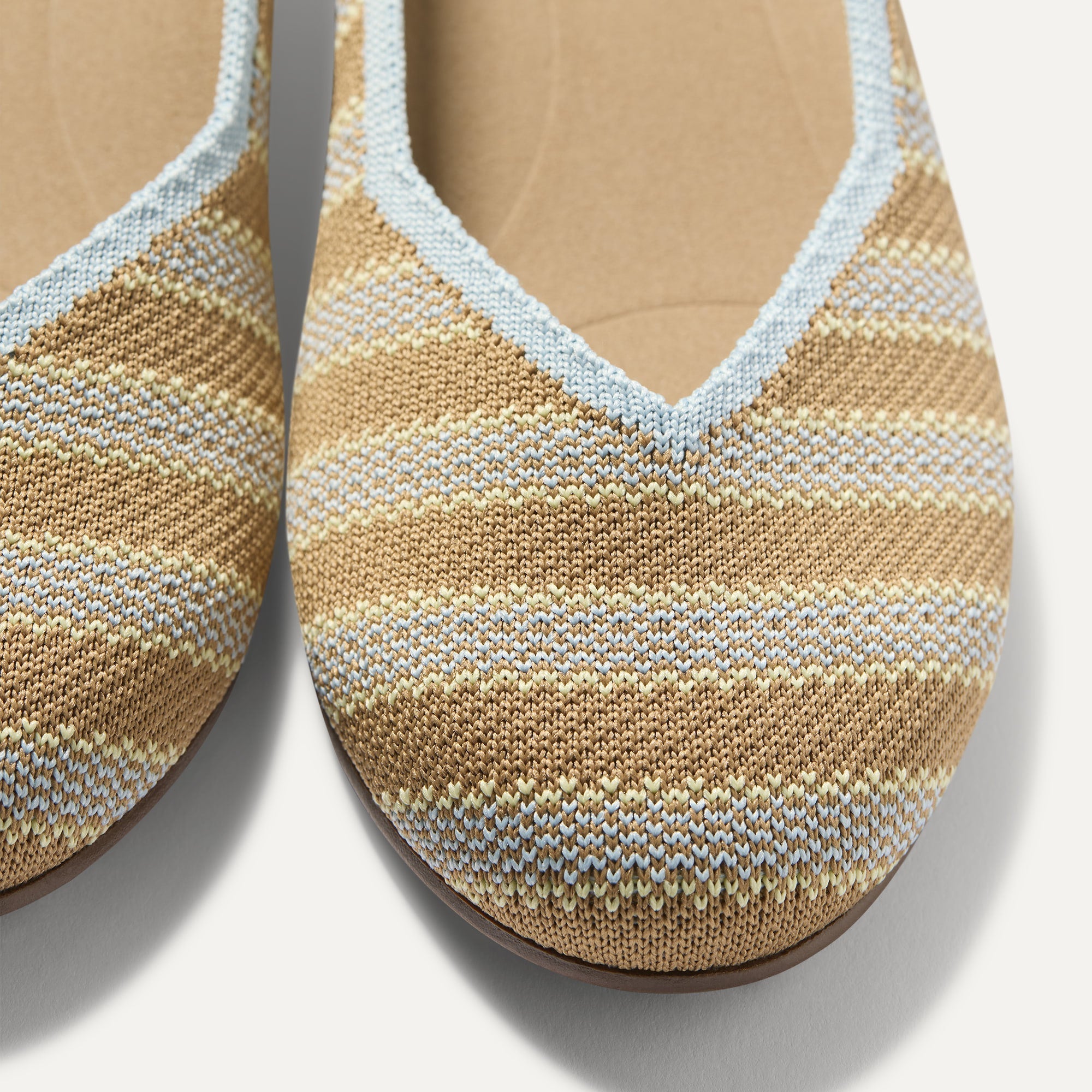 Rothy's The Daily Flat ballerine Terra Stripe righe knit