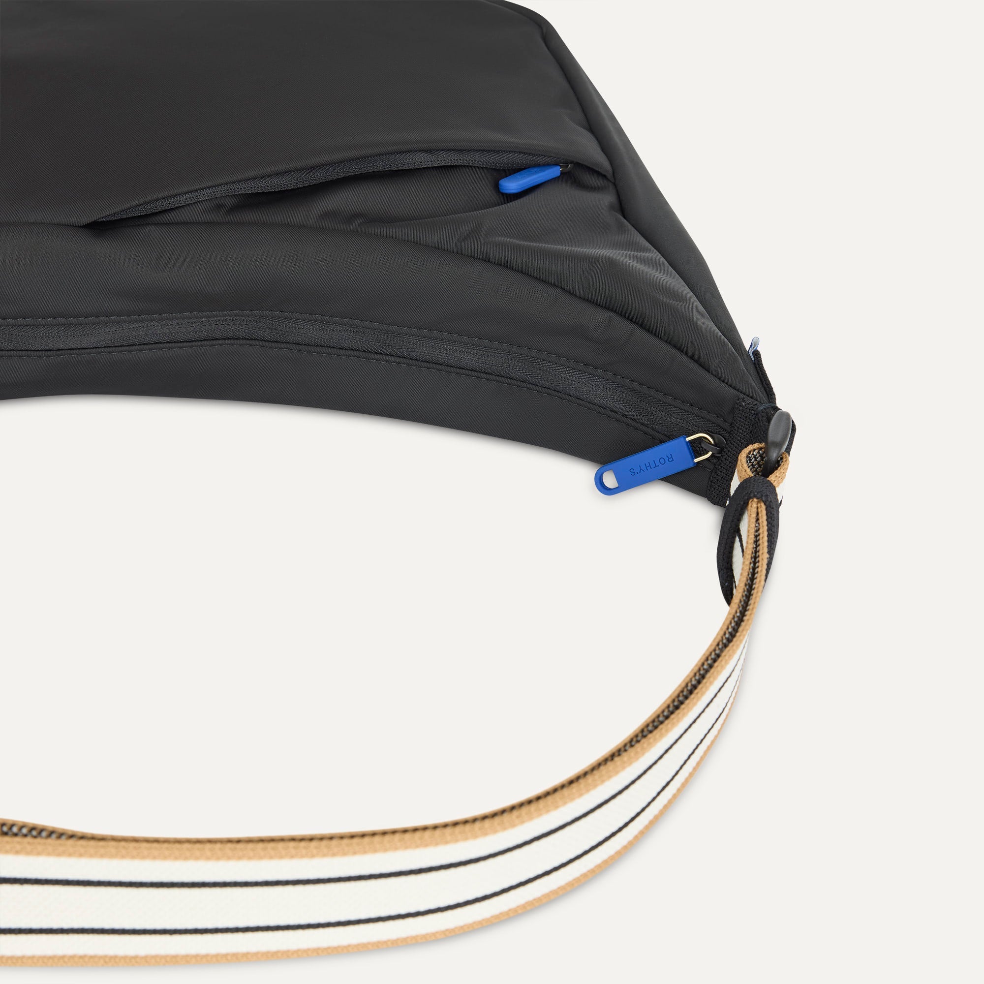 Rothy's The Travel Sling tracolla Ink nera con zip