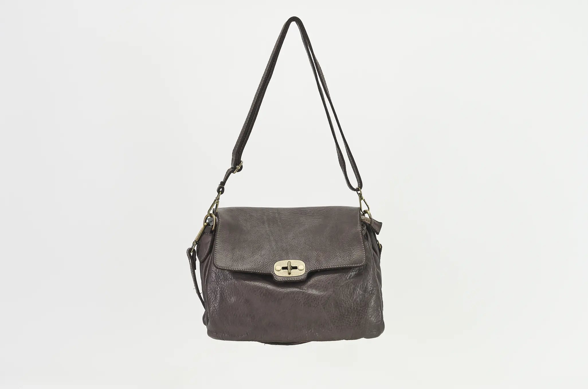 Sandro Barbera 2028 Borsa Pelle Moro Marrone 30x27