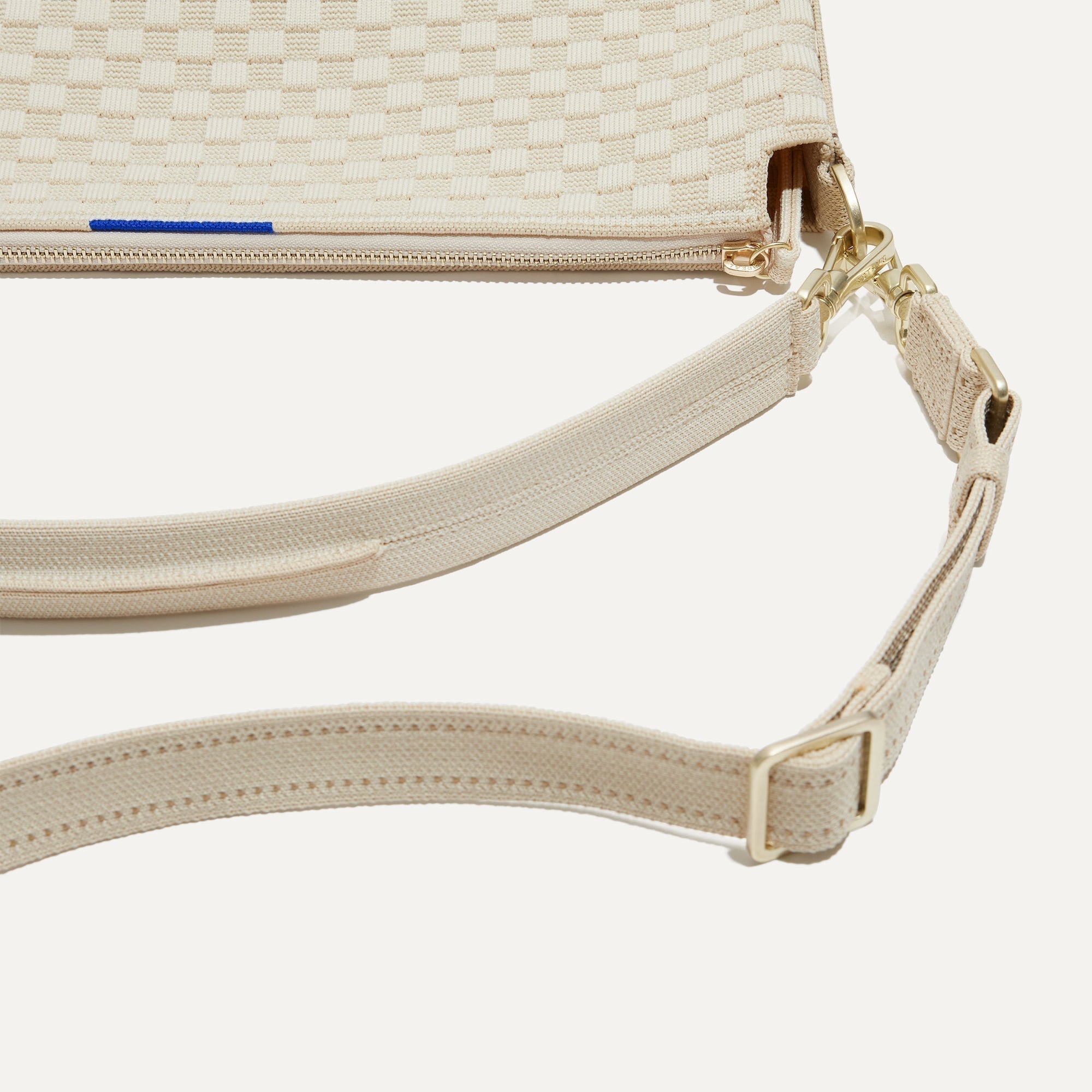 Rothy's The Daily Crossbody borsa tracolla avorio White Sand zip