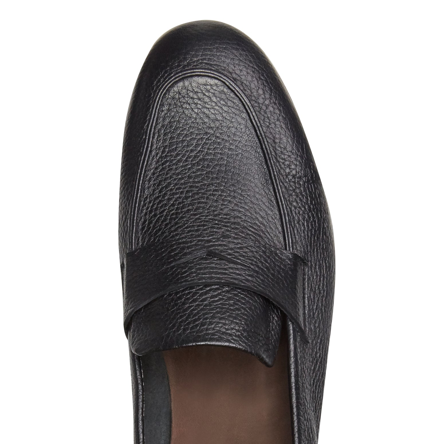 F.lli Rossetti Estate Mocassino Uomo Nero Pelle Cervo