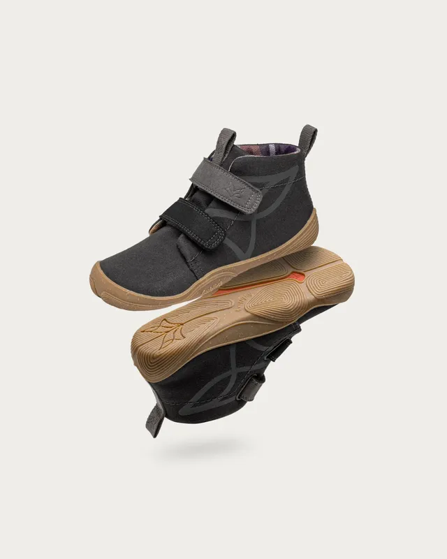 Wildling Shoes Filu Raven scarpe bambino nero vegane calde