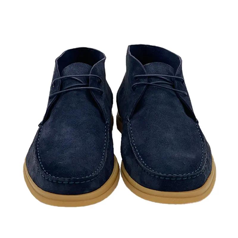 Sandro Barbera Cobo Polacchino Uomo Blu EU 46 in Pelle