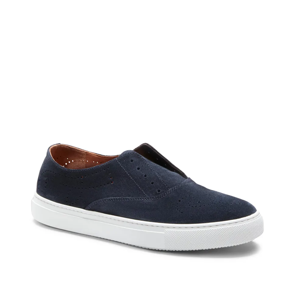 F.lli Rossetti Hobo Sport Sneaker Uomo Suede Blu Marine