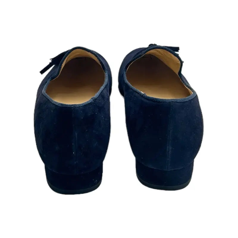 Sandro Barbera AC24 mocassino donna blu pelle tacco 20