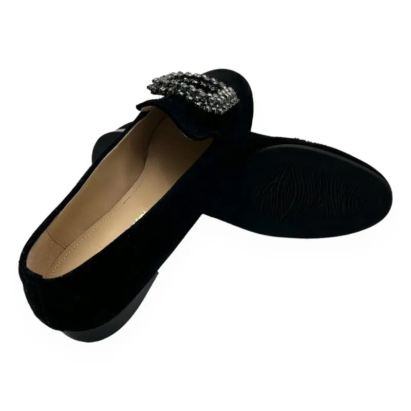 Sandro Barbera & Figli 4005 mocassini donna nero gioiello