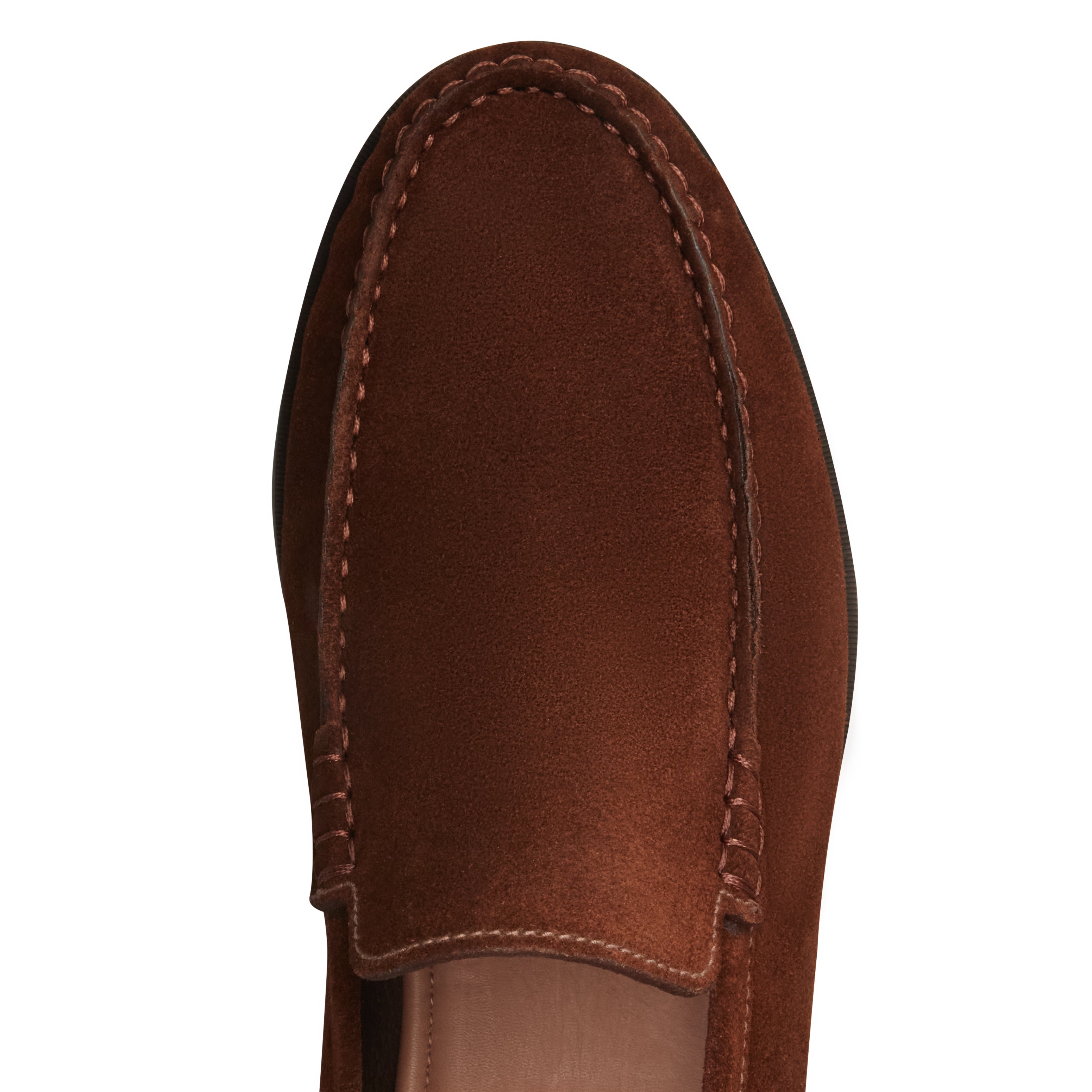 F.lli Rossetti Shoes mocassino 13302 suede castagna