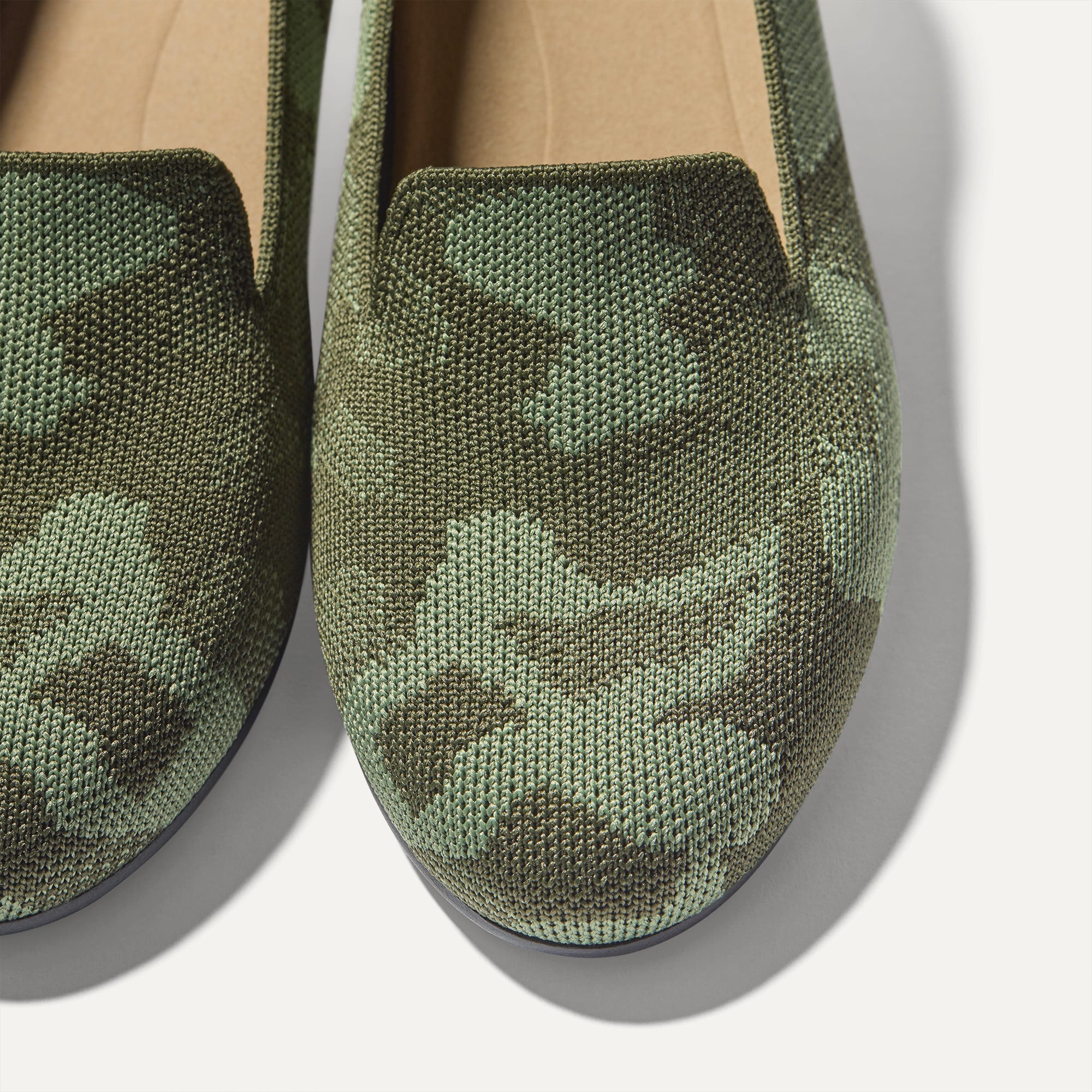 Rothy's The Daily Loafer mocassini donna Green Camo knit