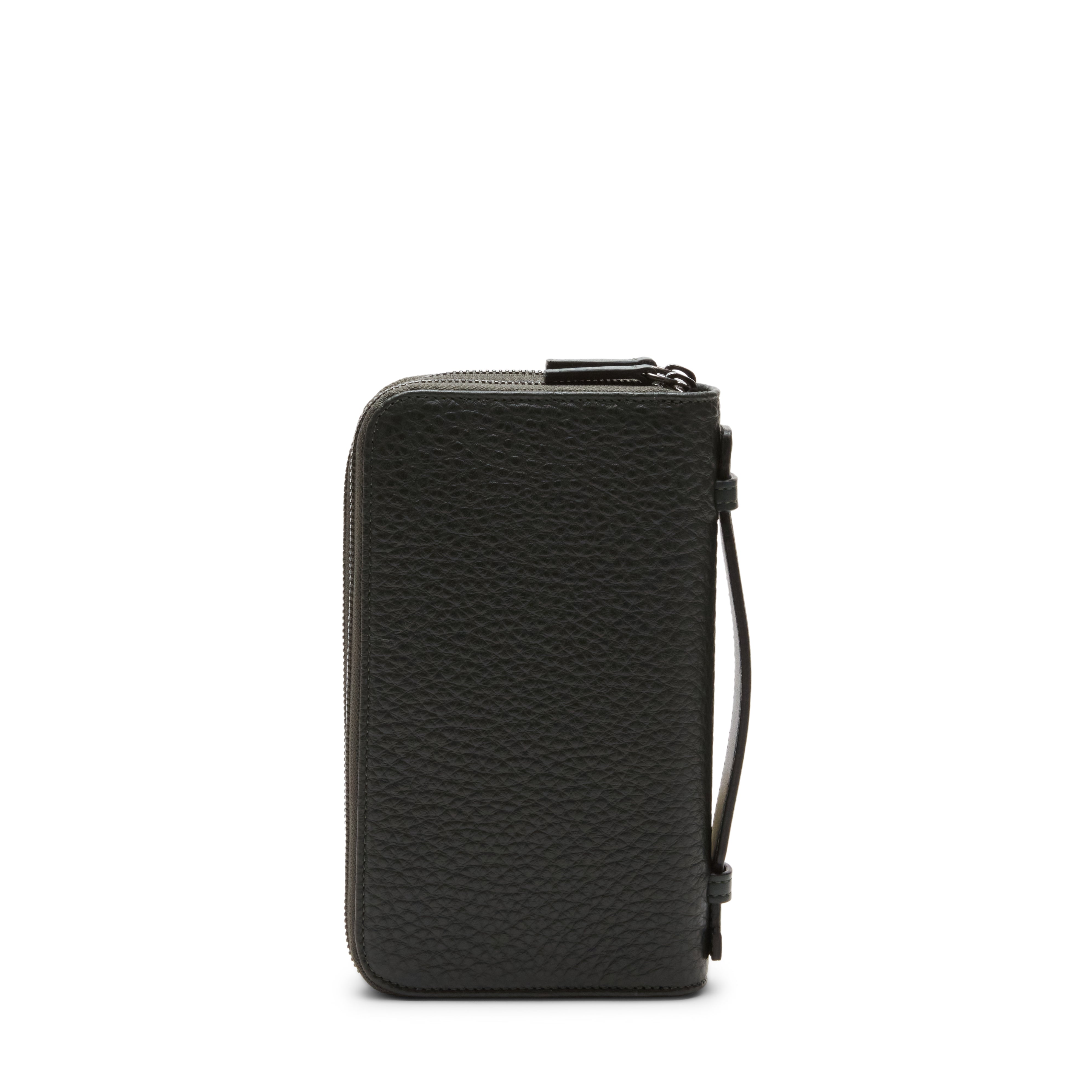 F.lli Rossetti Organizer Uomo Pelle Verde Foresta Zip