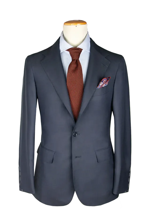 Stefano Bemer Blazers SV2092 giacca lana blu destrutturata