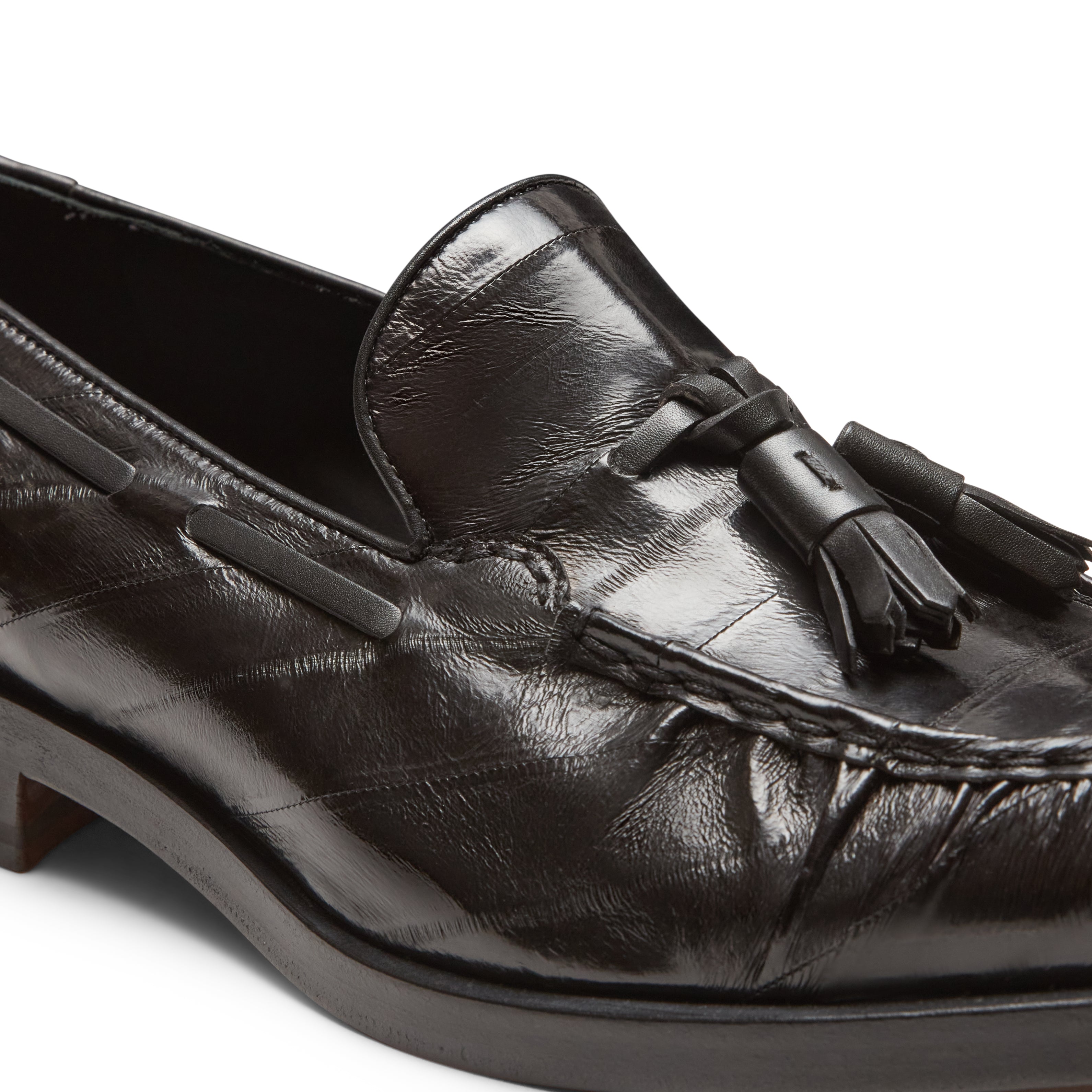 F.lli Rossetti Brera 15099 Mocassino Uomo Nero Anguilla
