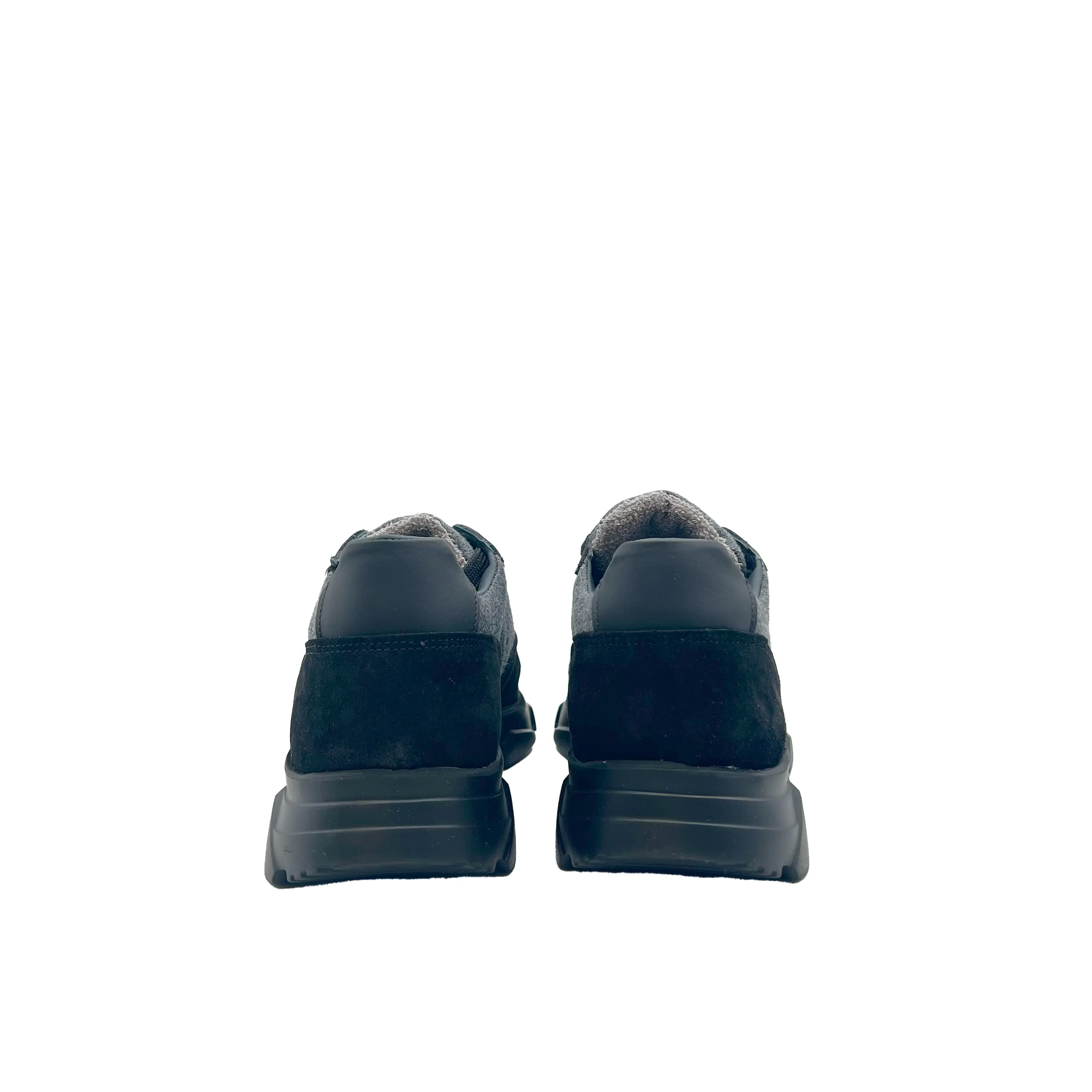 Sandro Barbera Wooly City Run sneaker grigio lana merino