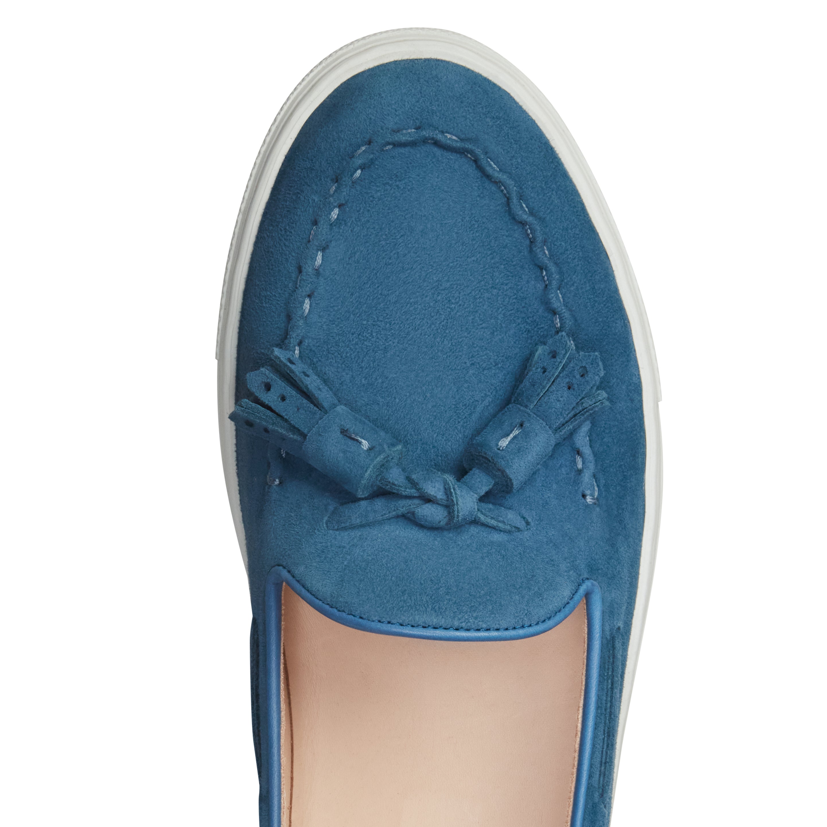 F.lli Rossetti Brera 77078 mocassino uomo indaco camoscio