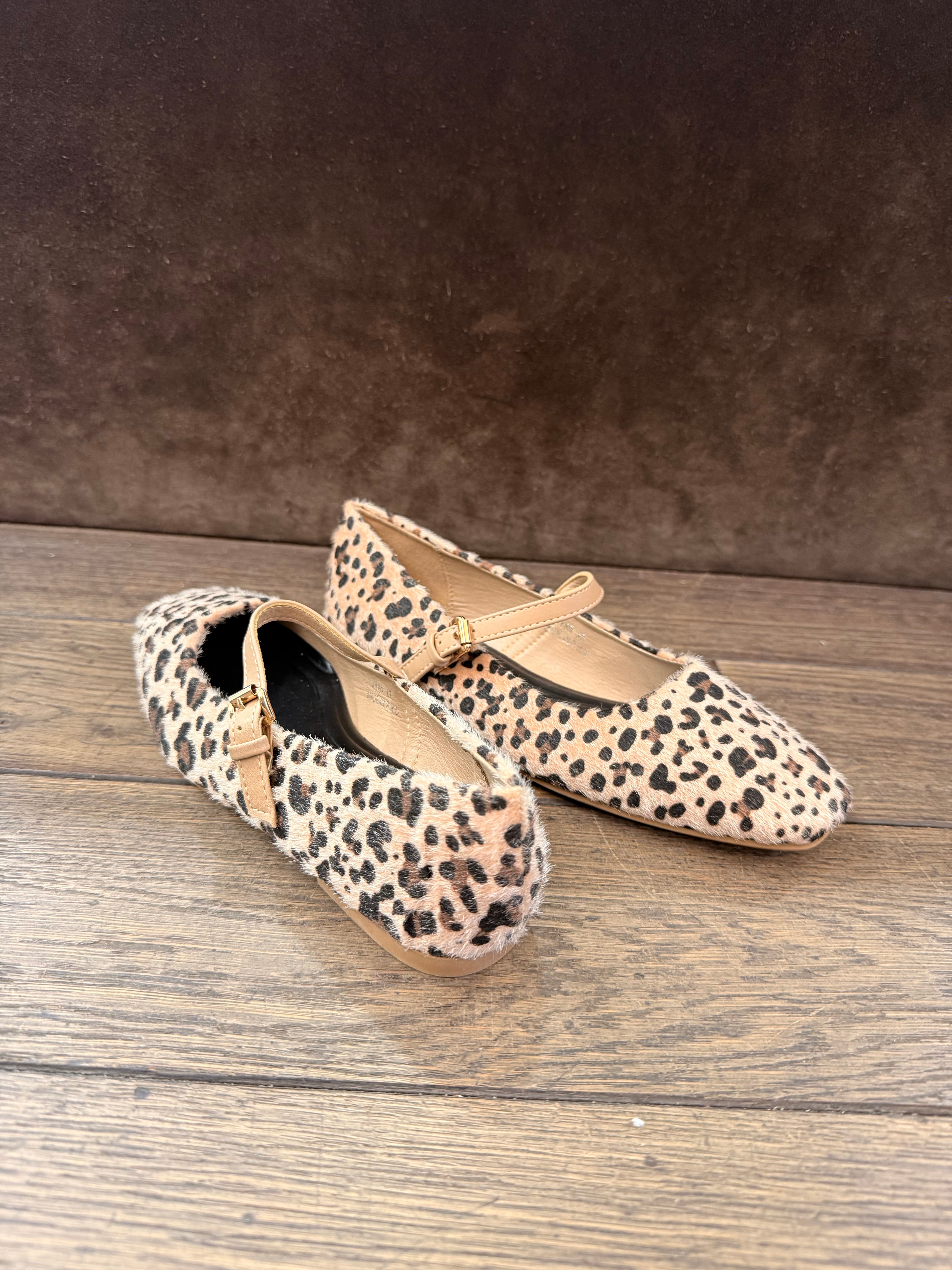 Linea Elle Leo ballerine donna animalier sottopiede imbottito