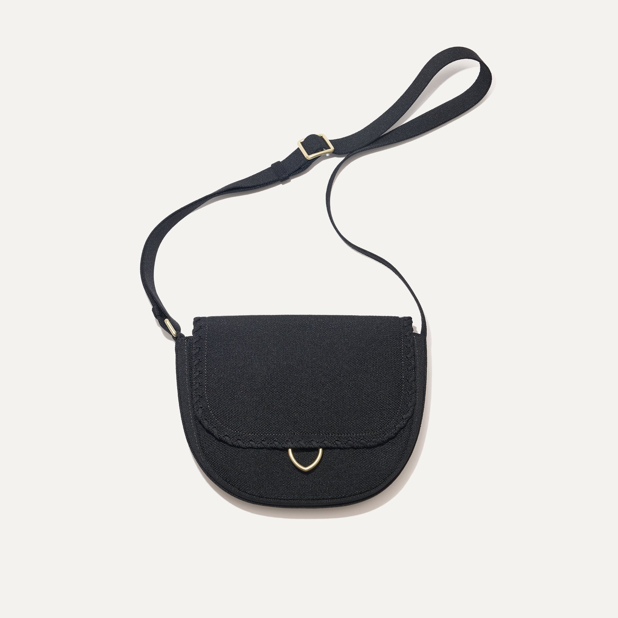 Rothy's The Saddle Bag borsa tracolla Black tessuto