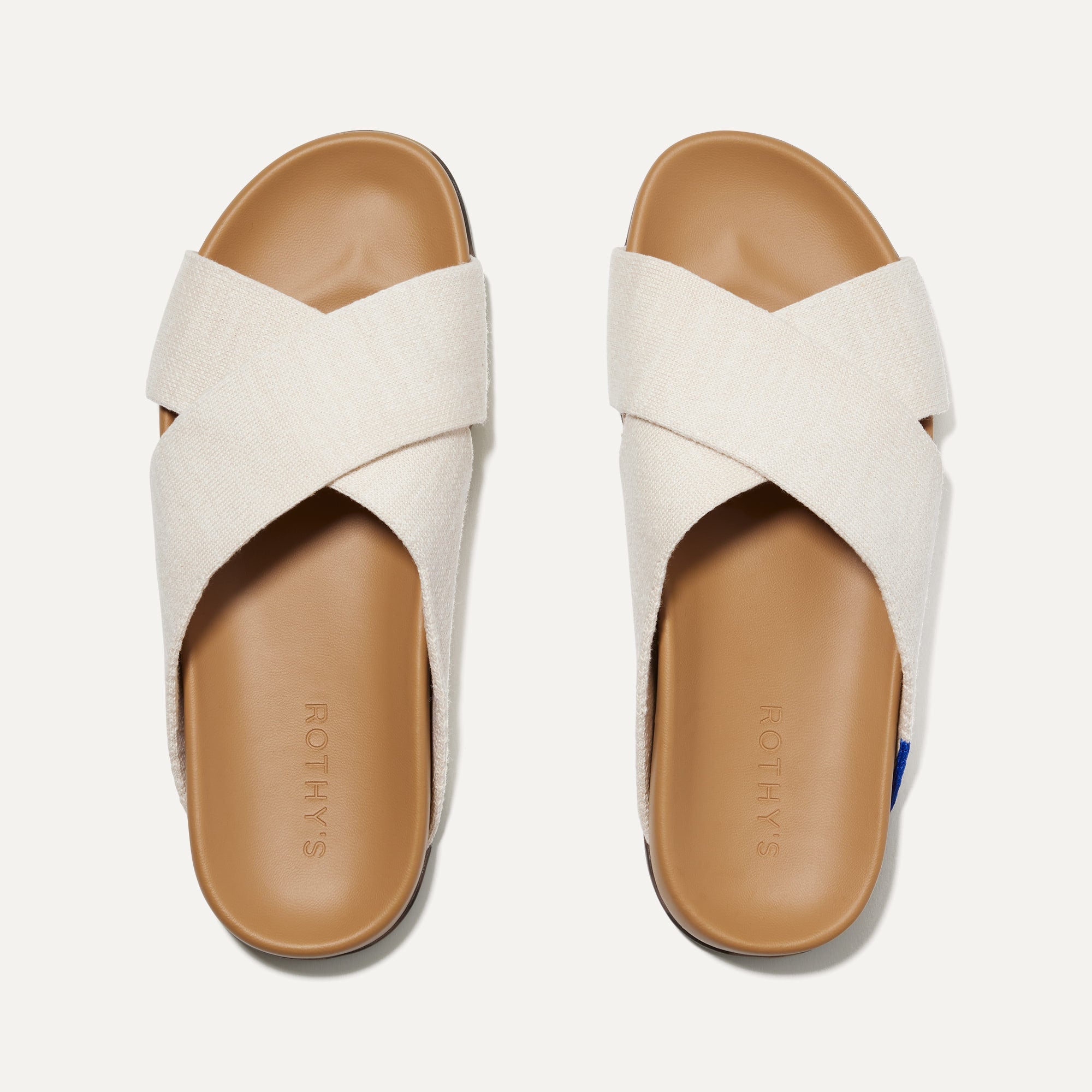 Rothy's Weekend Slide sandali Oat suola piatta