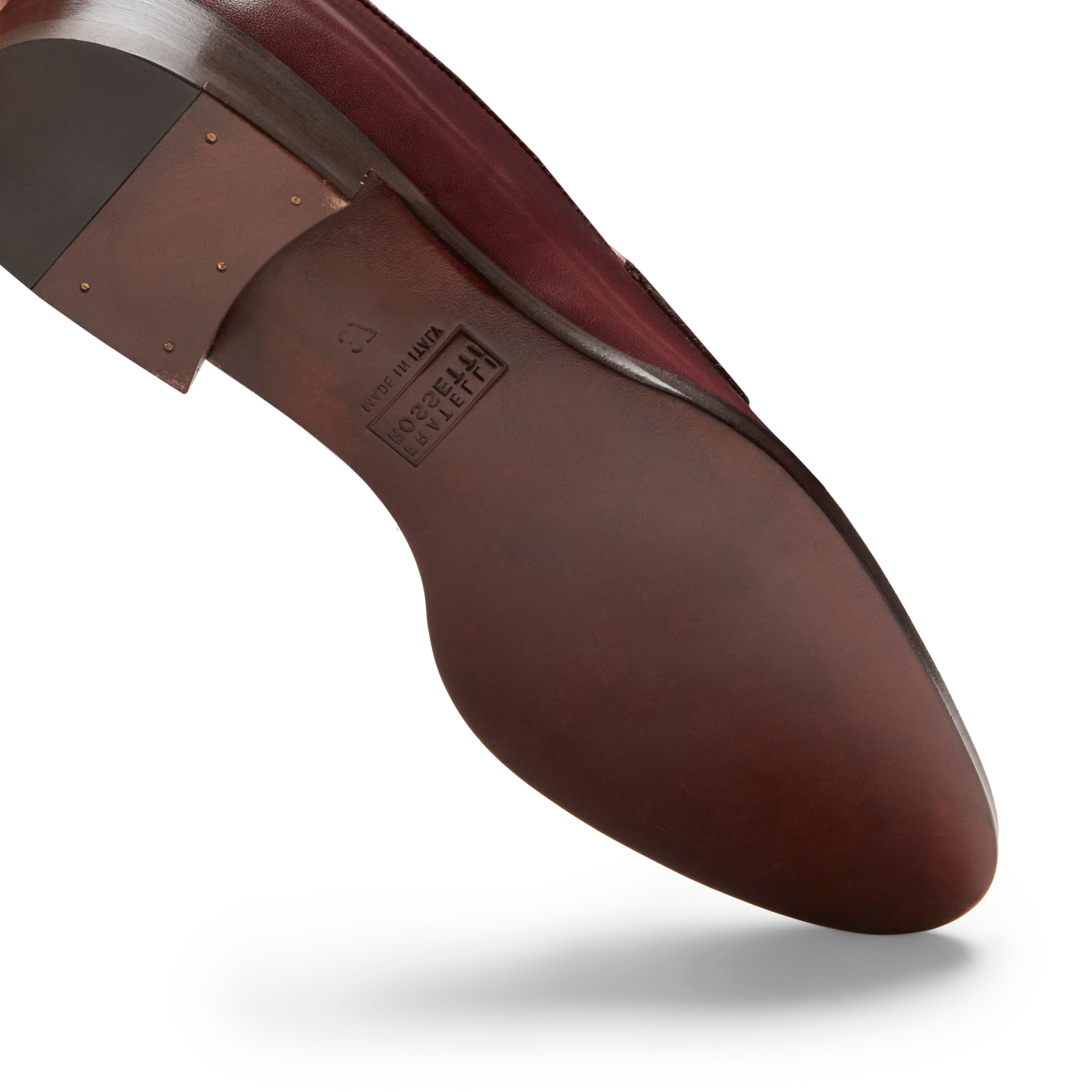 F.lli Rossetti 68308 Mocassino Donna Granata Pelle Cuoio