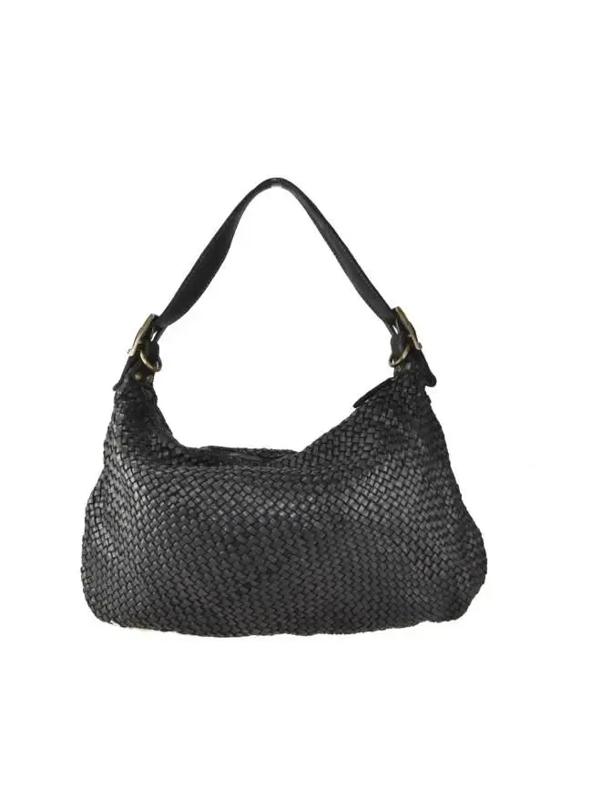 Sandro Barbera Borse BASY55861 borsa a spalla pelle moro