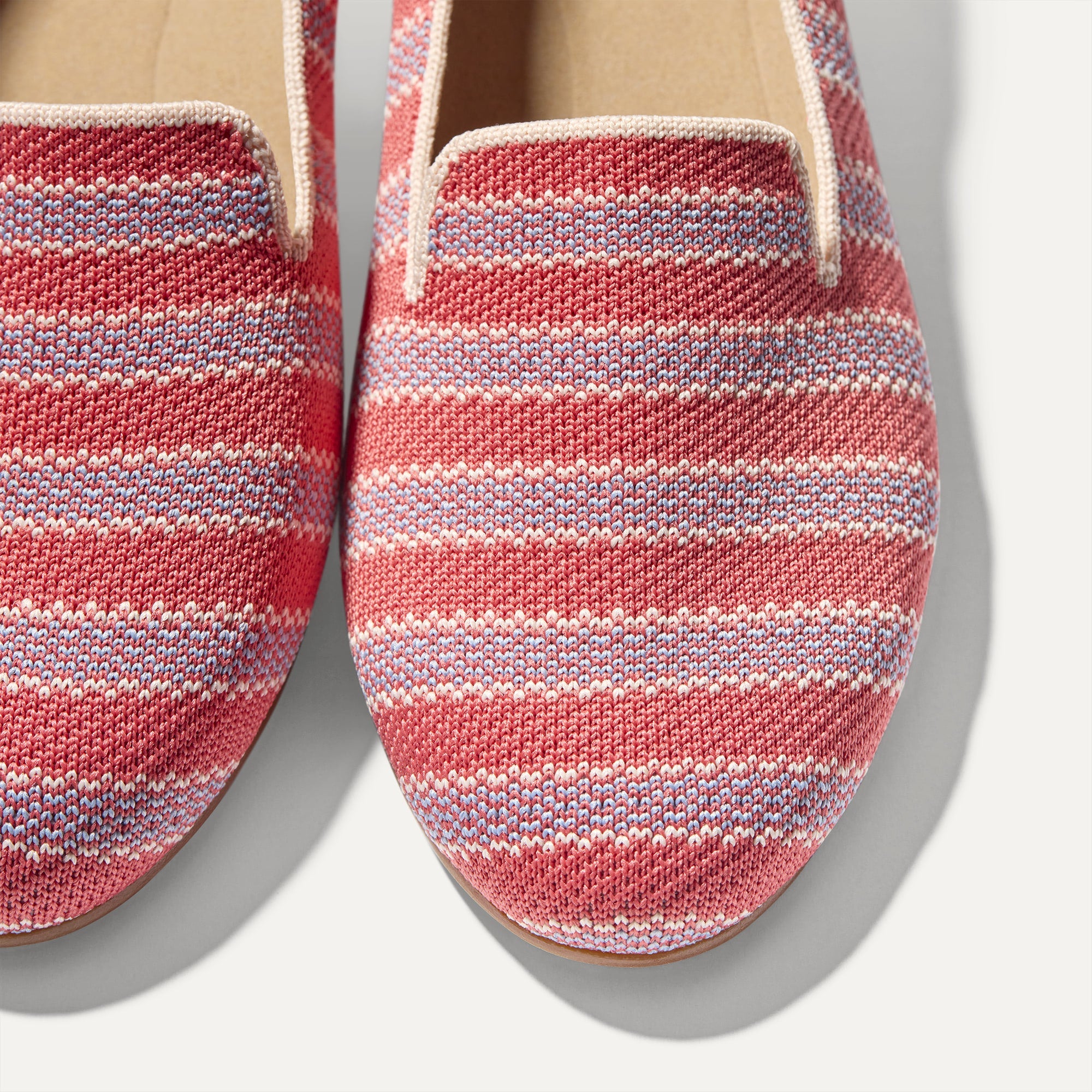 Rothy's The Daily Loafer mocassini donna Sunkiss Stripe corallo