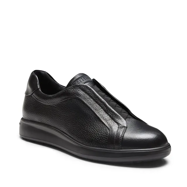F.lli Rossetti 46839 Sneaker Pelle Nera Elastici Uomo