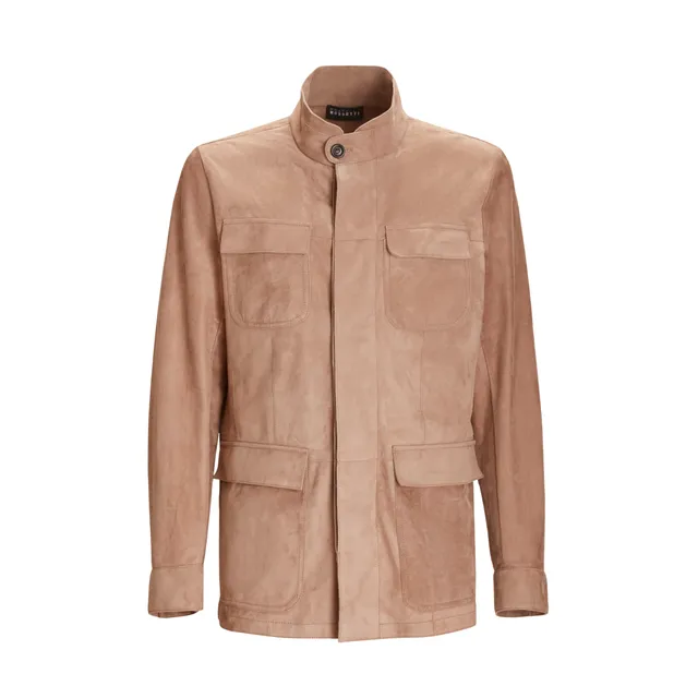 F.lli Rossetti 99775 sahariana uomo tortora suede