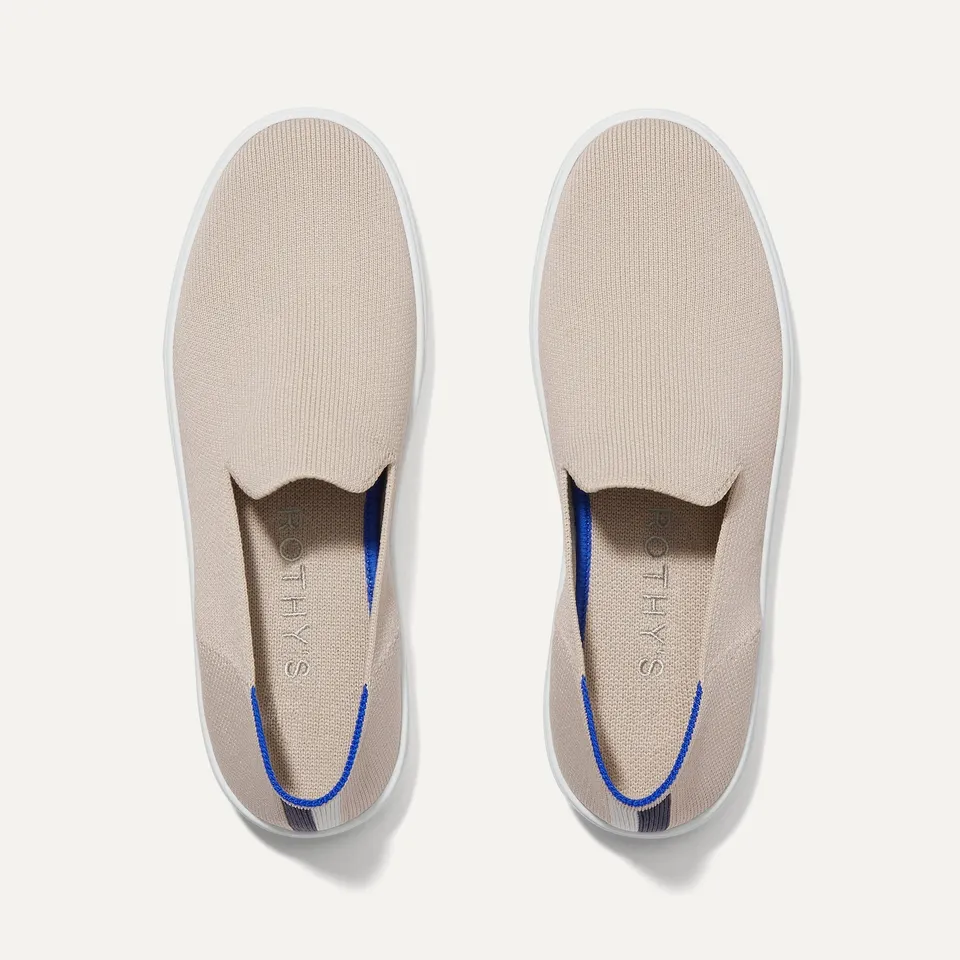 Rothy's The Original Slip On Sneaker sneakers sabbia tomaia morbida