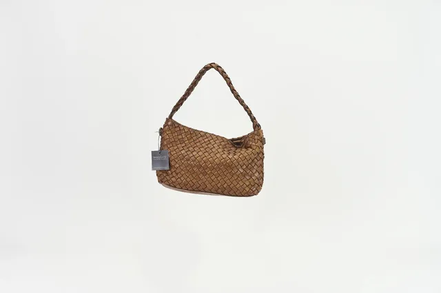 Sandro Barbera Borse 2036 borsa intreccio cuoio pelle