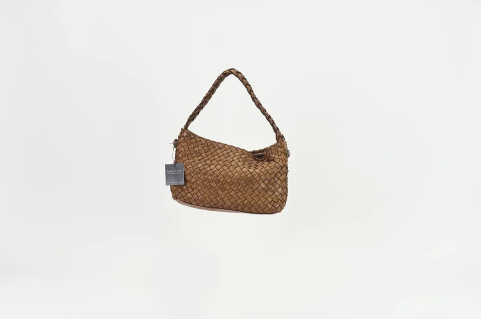 Sandro Barbera Borse 2036 borsa intreccio cuoio pelle