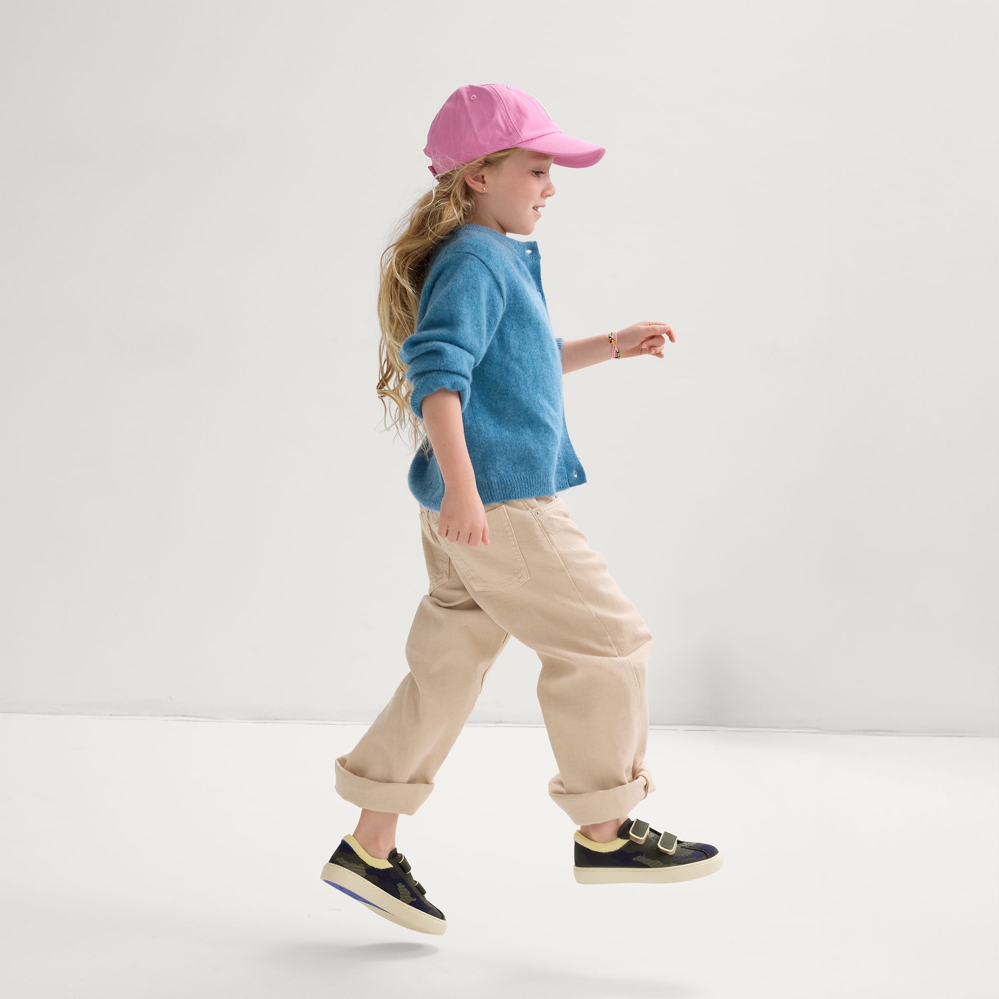 Rothy's The Kids Strap Sneaker sneakers bimbo Spruce Camo velcro