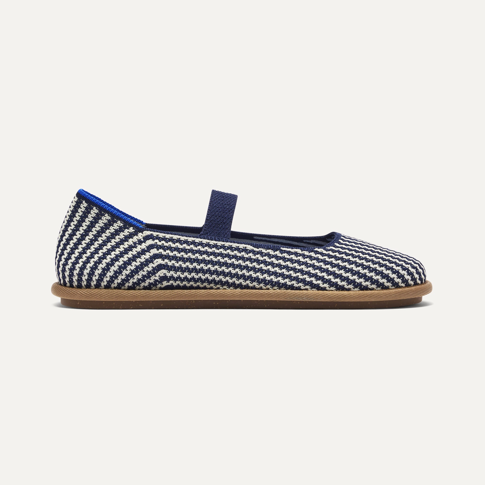 Rothy's The Cruiser Mary Jane ballerine Blackberry Stripe