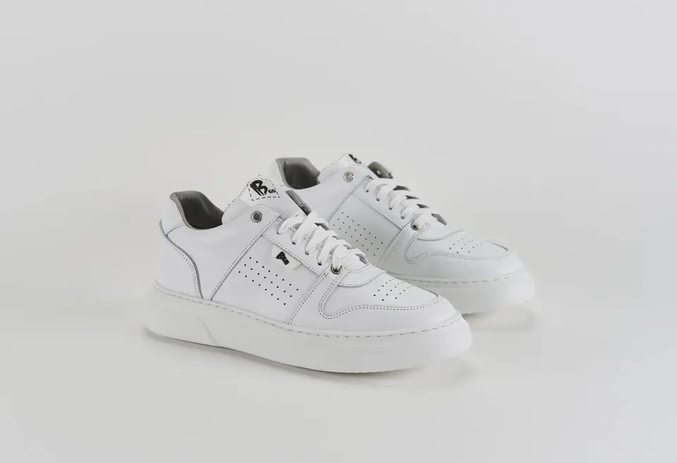 Sandro Barbera B68 Materia White sneakers bianco pelle