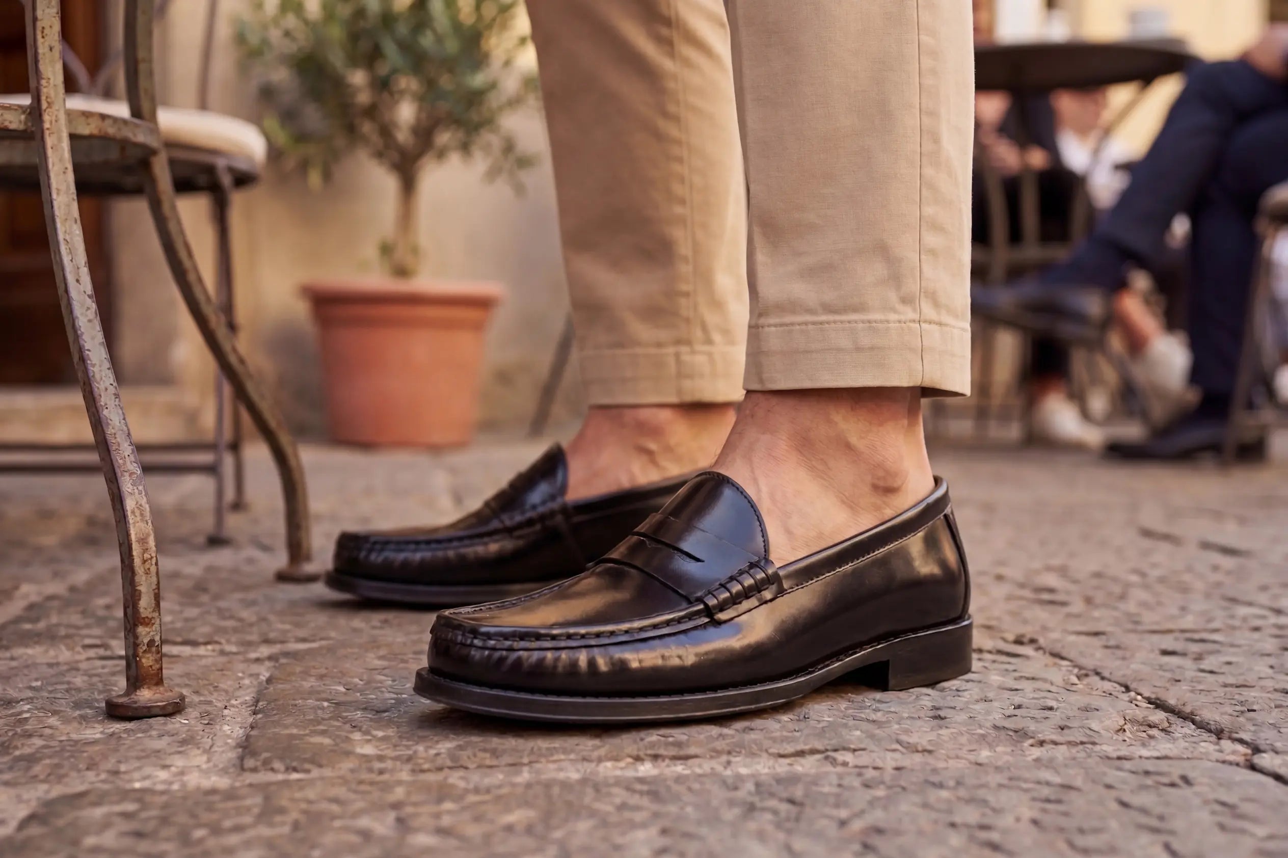 Sandro Barbera Brera Penny Loafer mocassini uomo bordeaux pelle