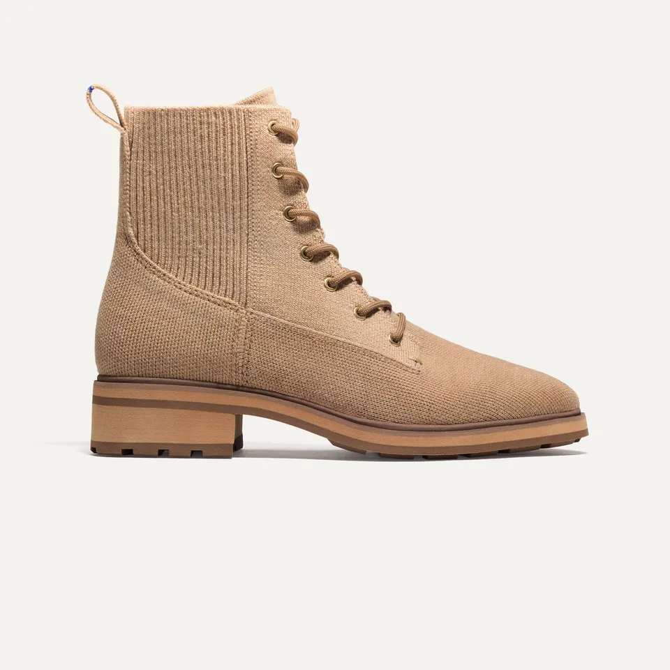Rothy's Sneakers The Laced Lug Boot sneakers Hickory suola lug