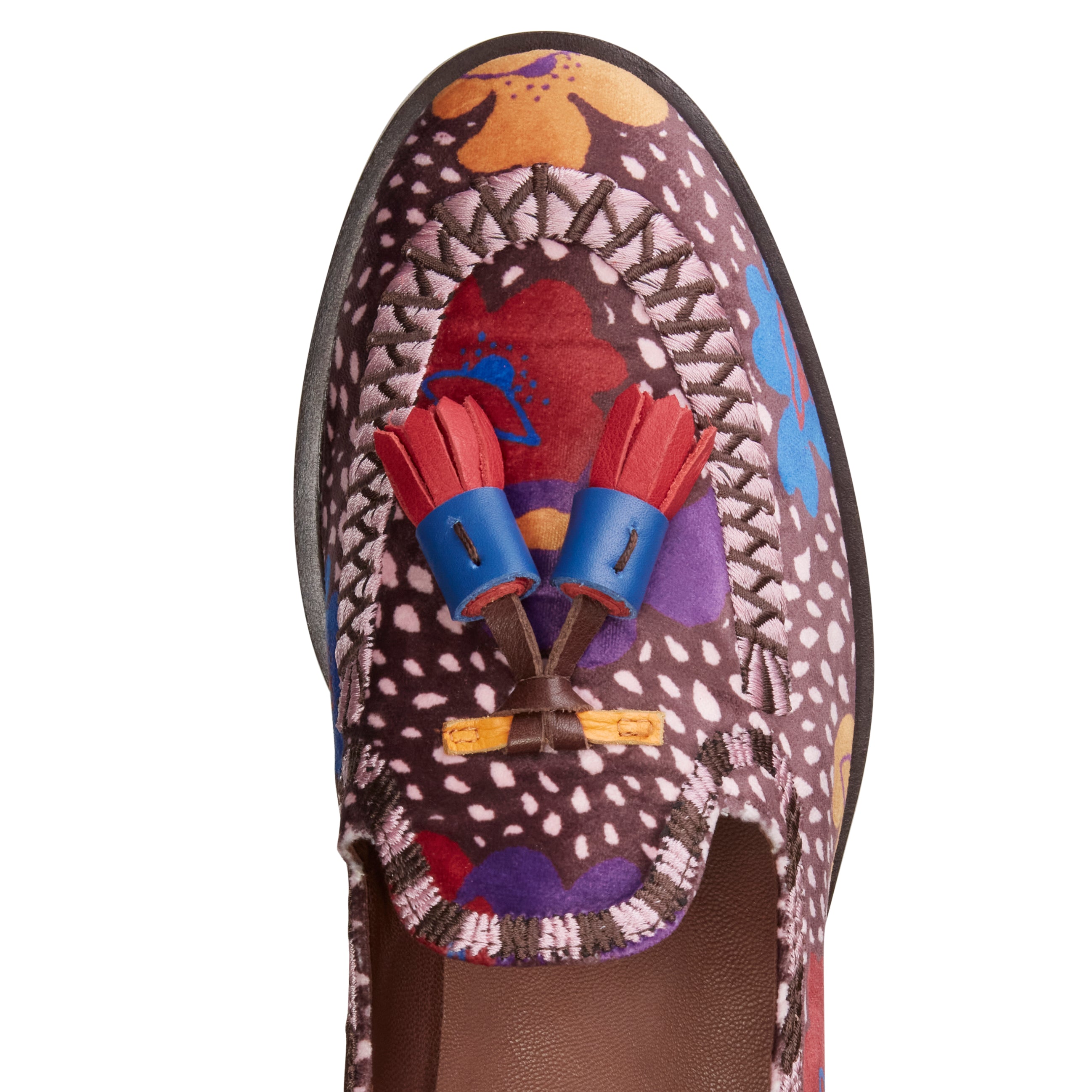 F.lli Rossetti Brera 68367 mocassino bordeaux ricamato
