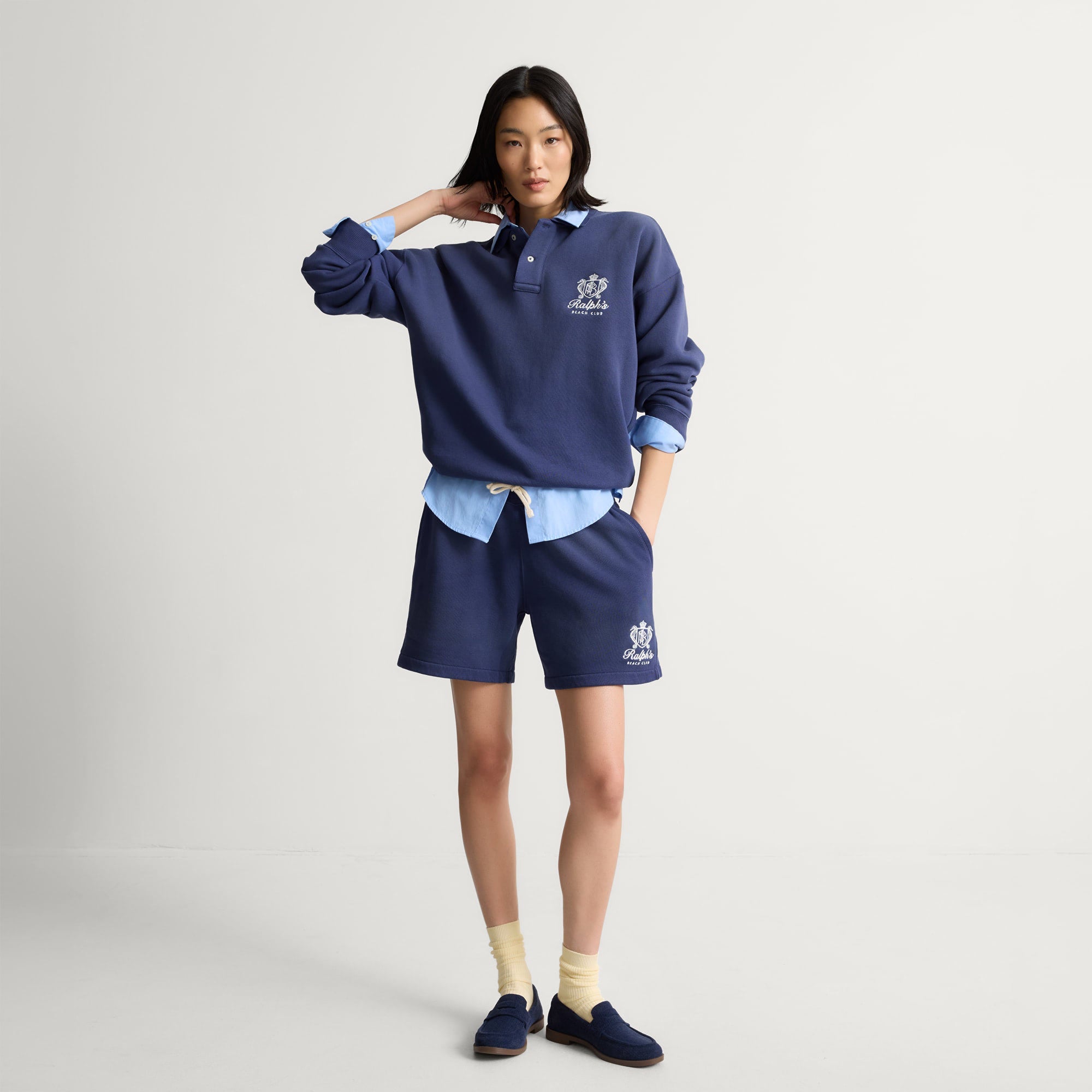 Rothy's The Penny Loafer mocassini donna ReVelvet Navy blu
